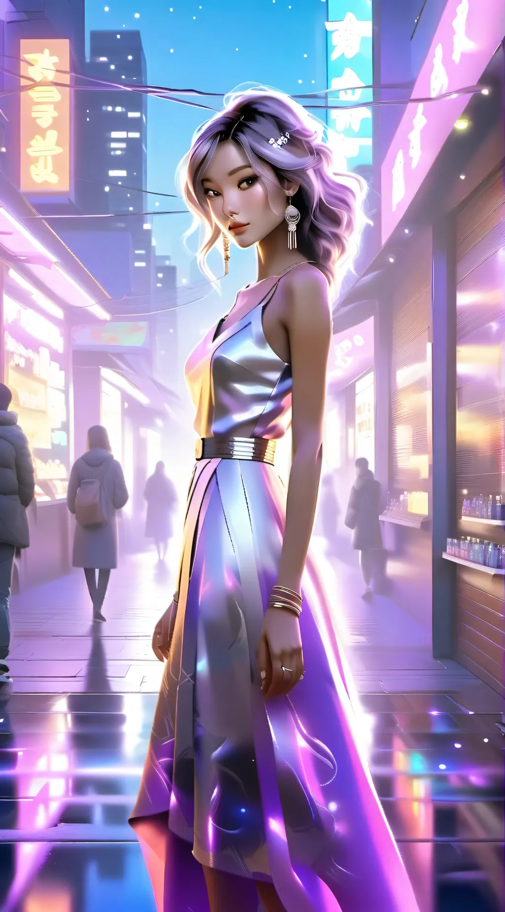 ai character: Lena background