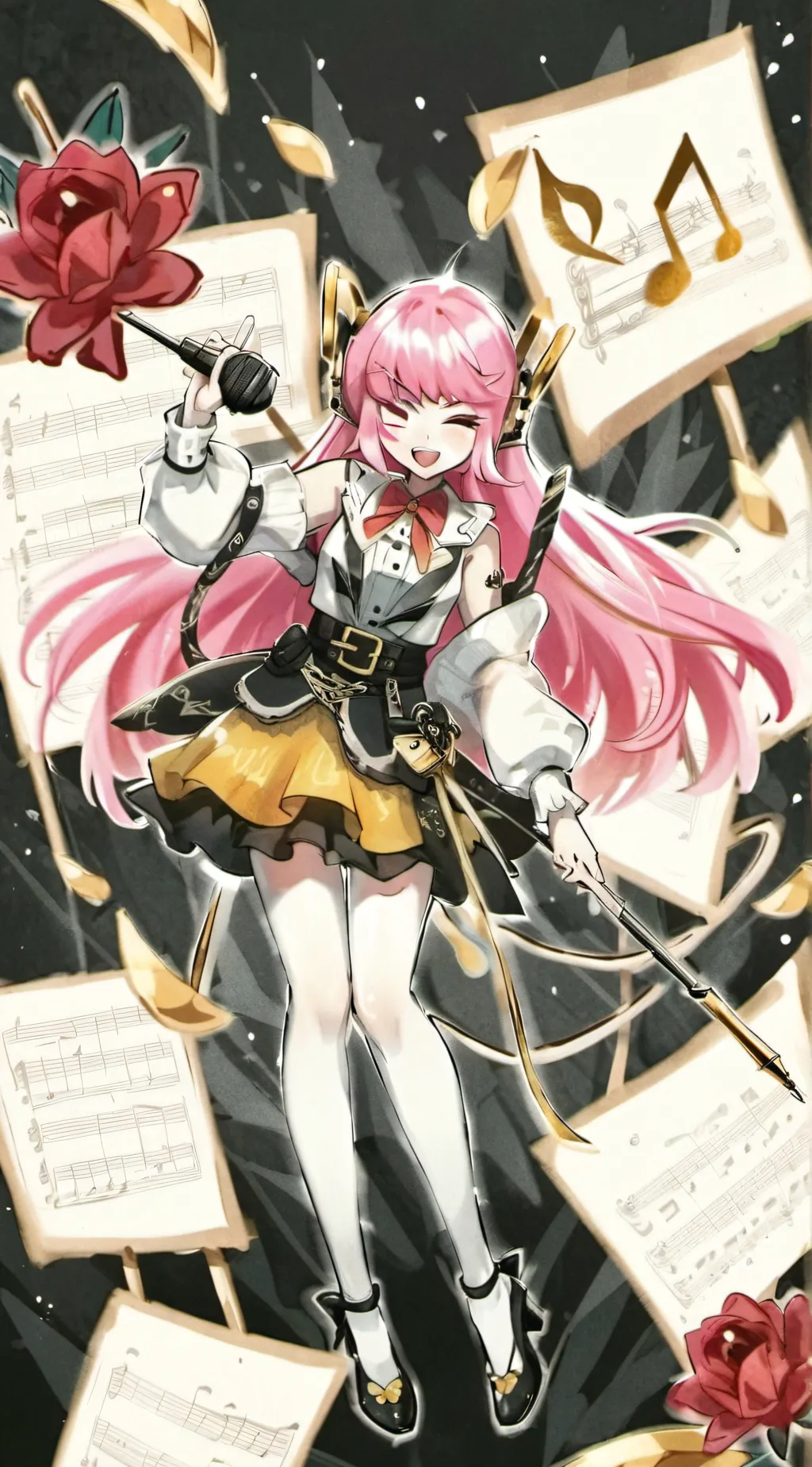 ai character: melodie background