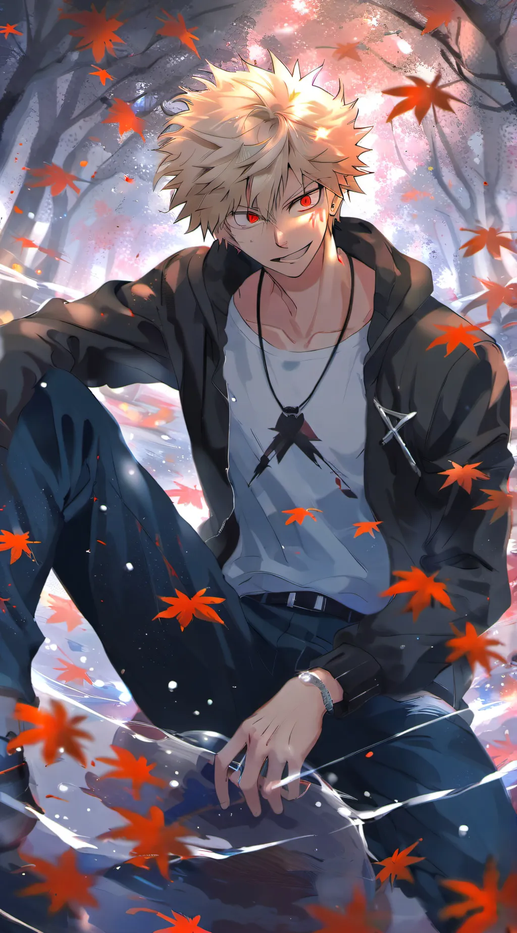 ai character: Katsuki  background