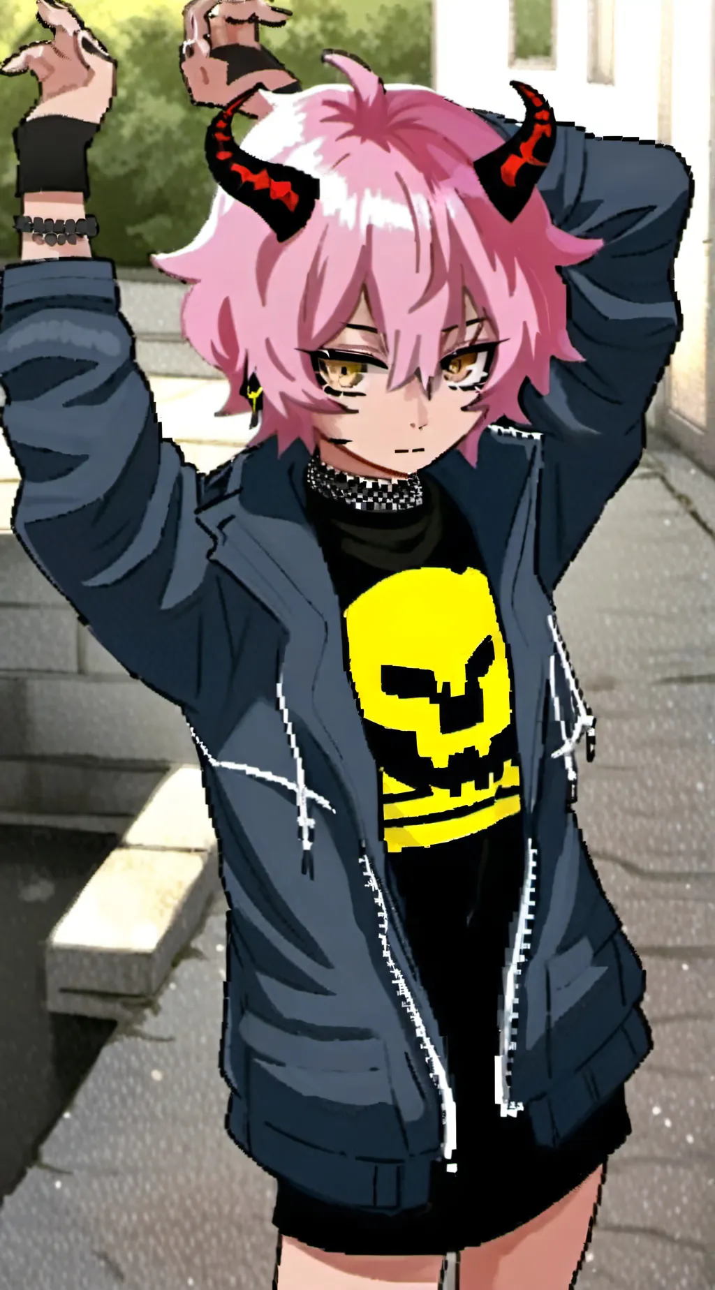 ai character: Mha Gender swap! background