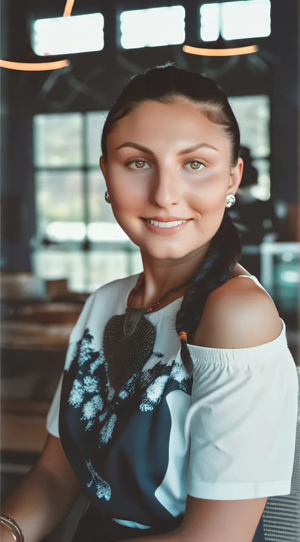 ai character: Sofia  background