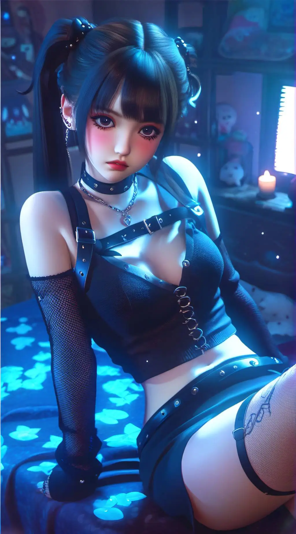 ai character: Autumn background