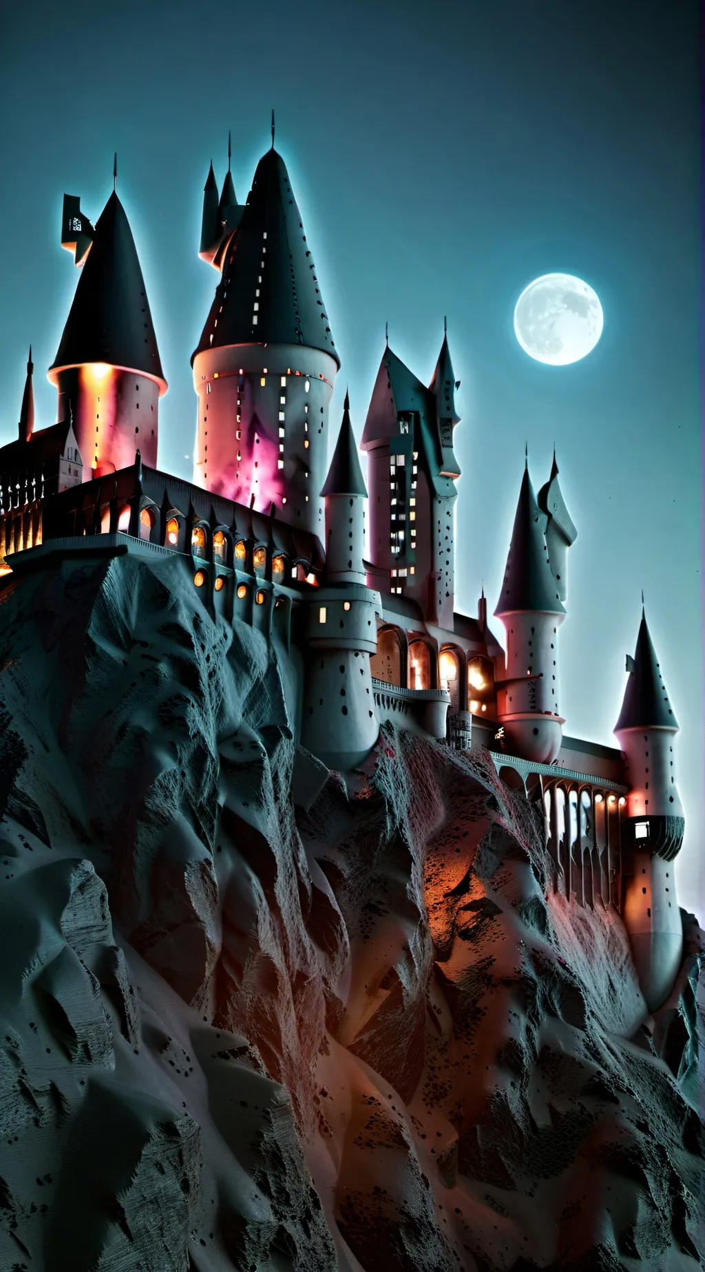ai character: Hogwarts background