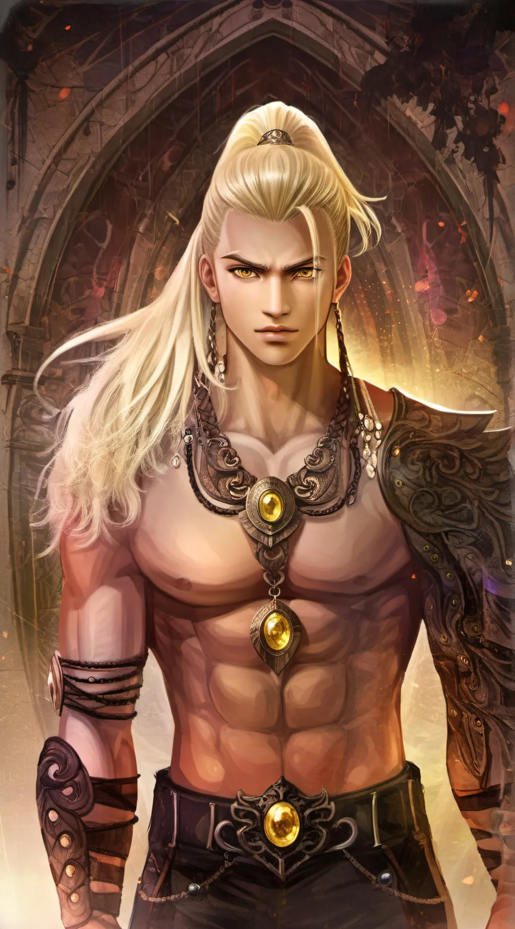 ai character: Yellow Poison background