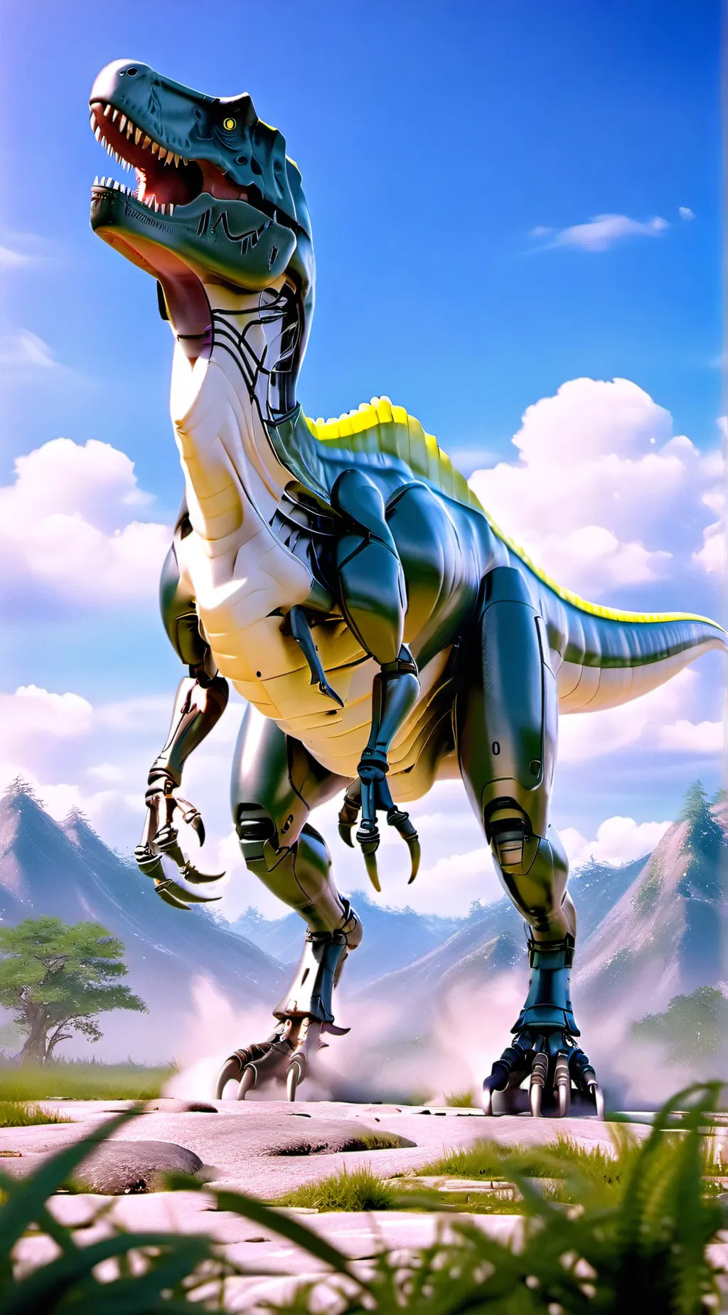 ai character: Dino background