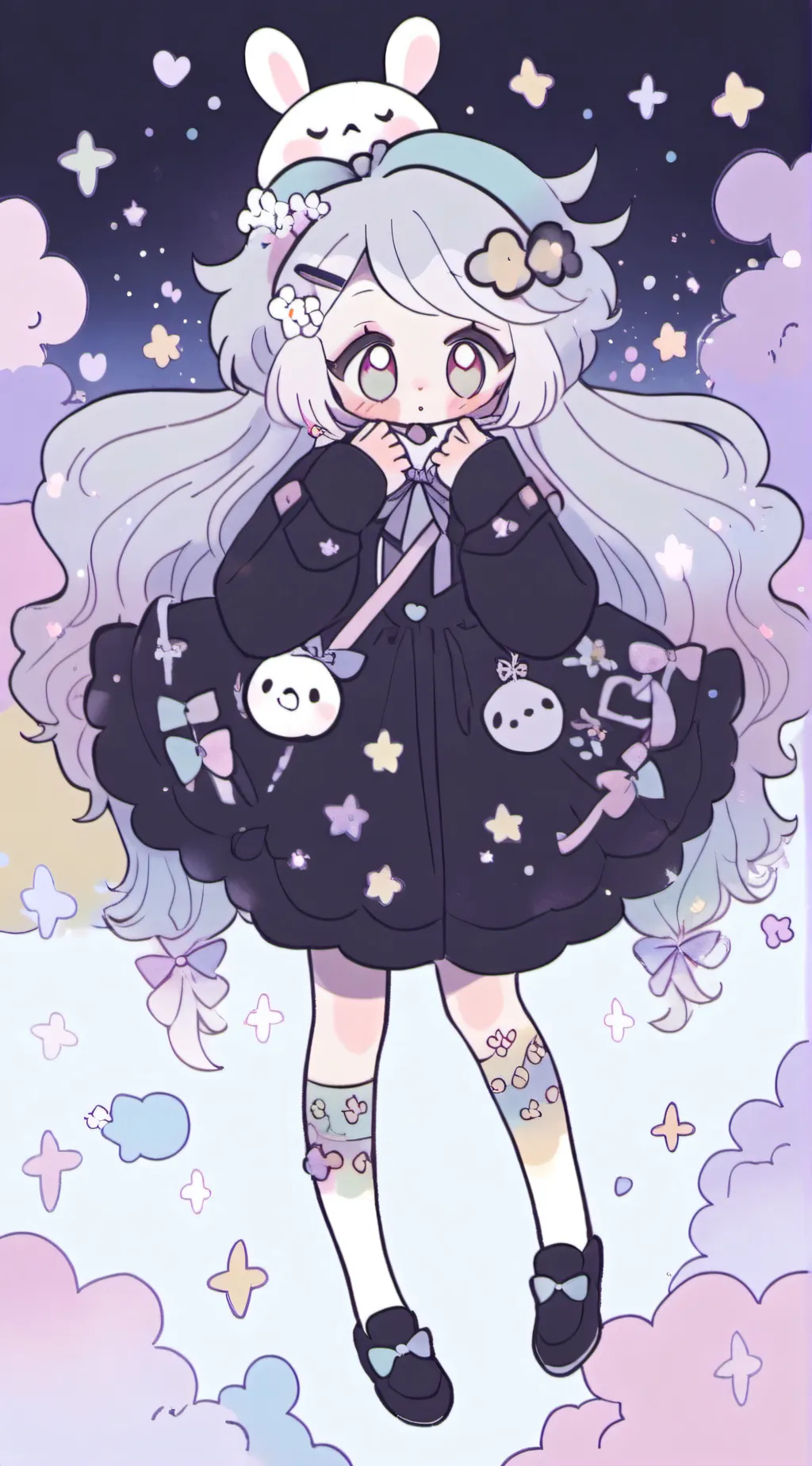 ai character: Angel Kid Mia background