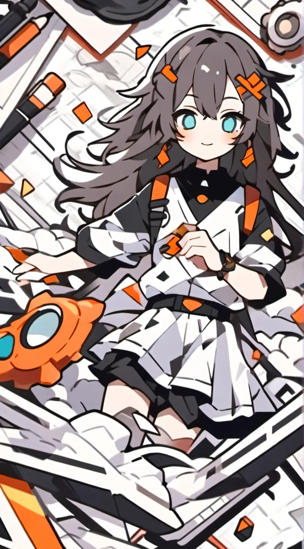 ai character: Ruby! background
