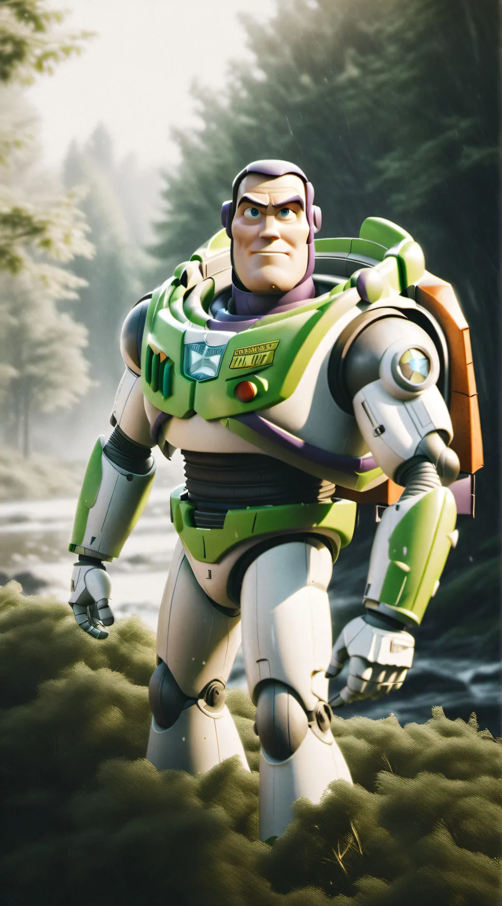ai character: buzz lightyear background