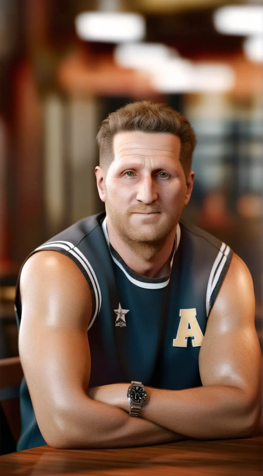 ai character: Michael Rapaport background