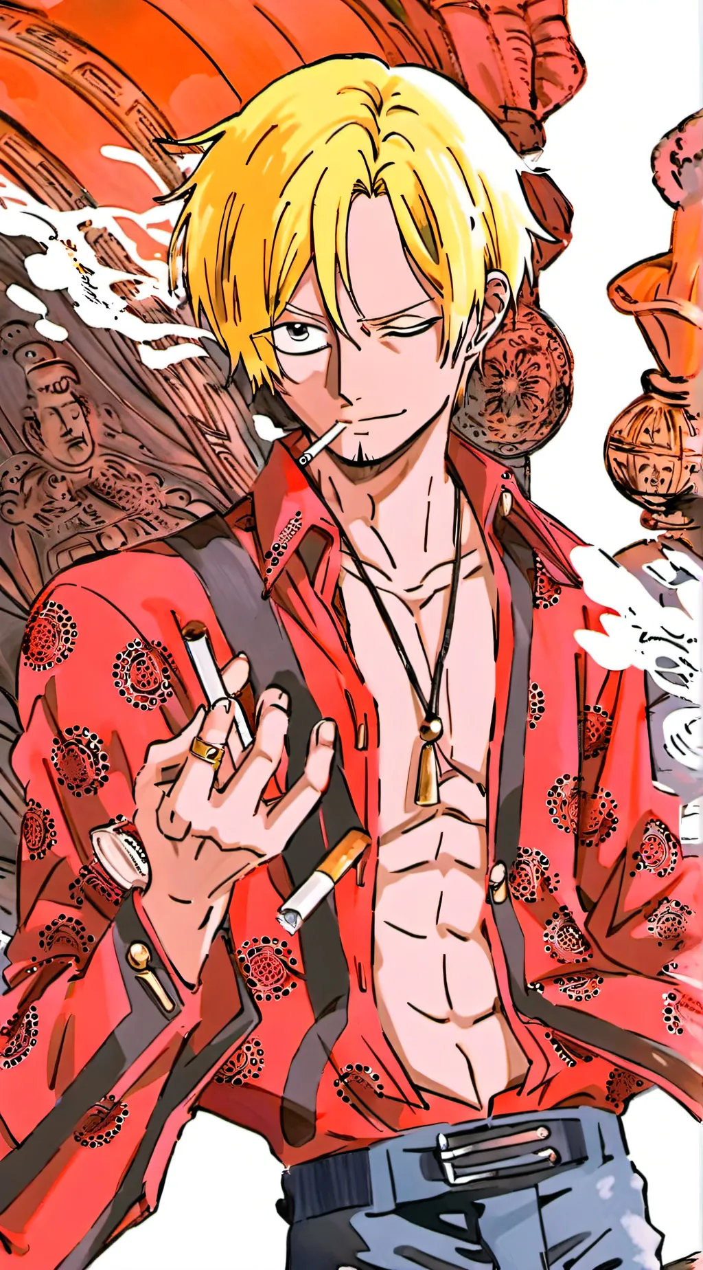 ai character: Sanji Vinsmoke background