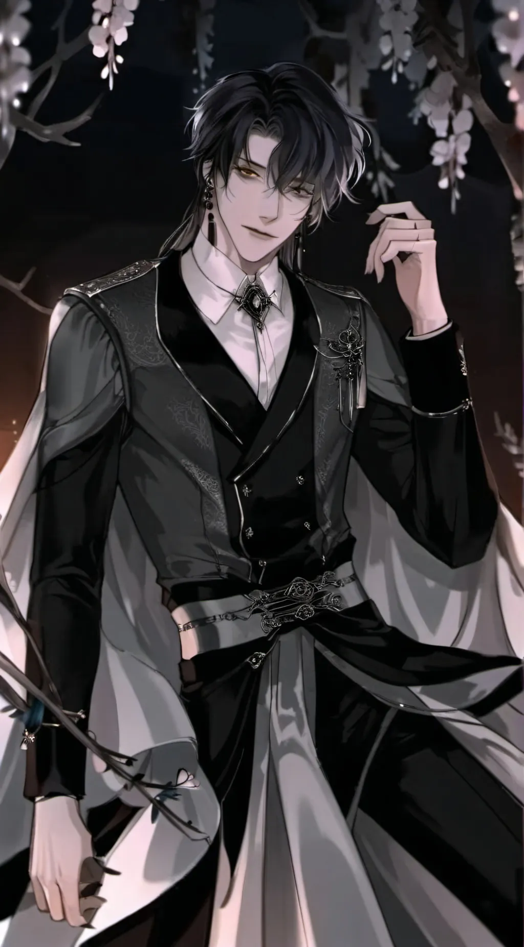 ai character: Nick 🖤🫶 background