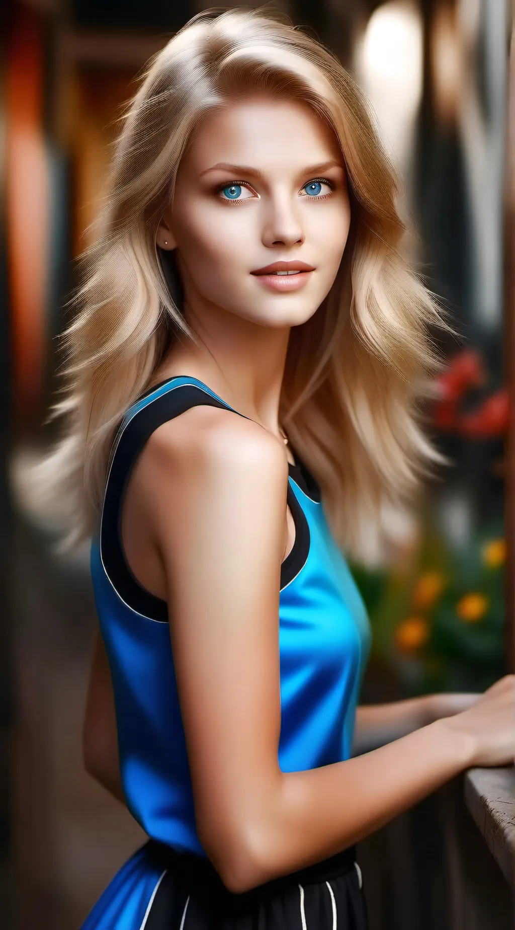 ai character: Ashley background
