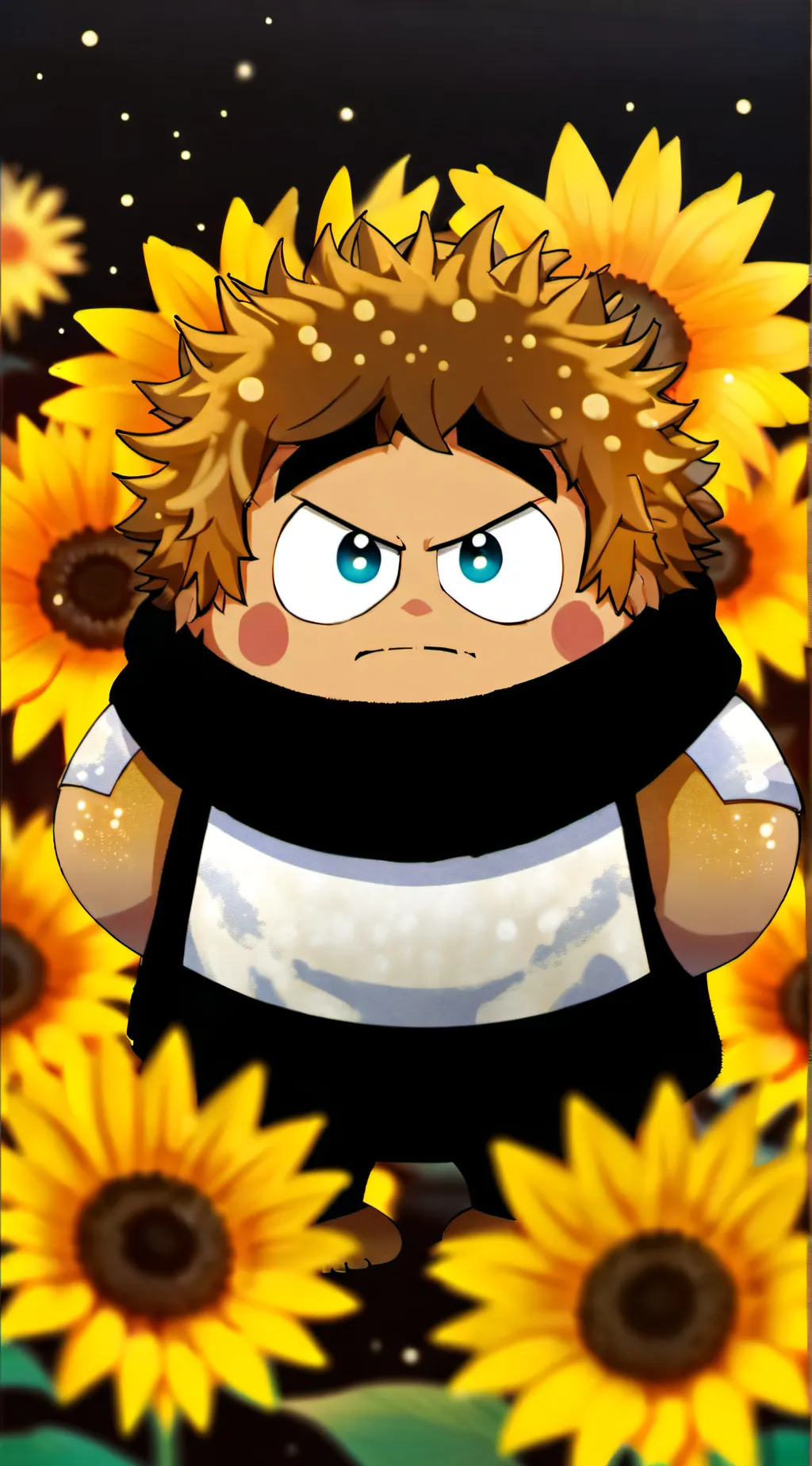 ai character: Flowah background