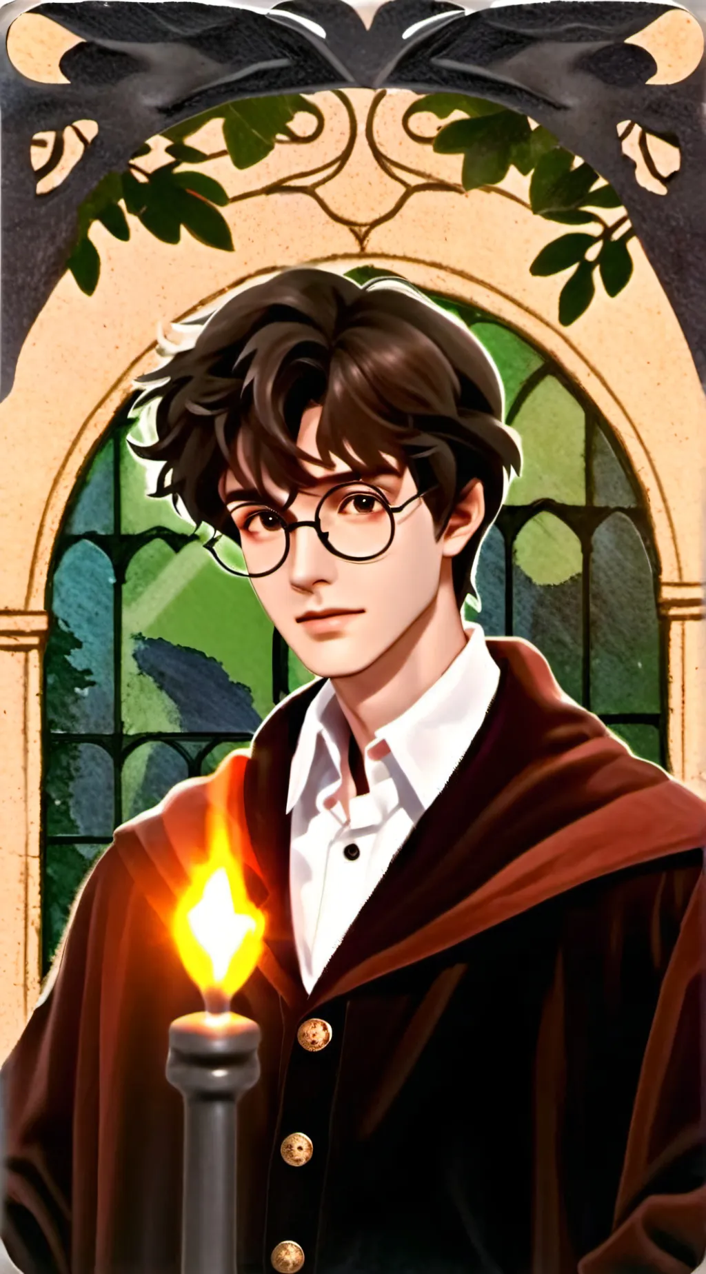 ai character: harry potter background
