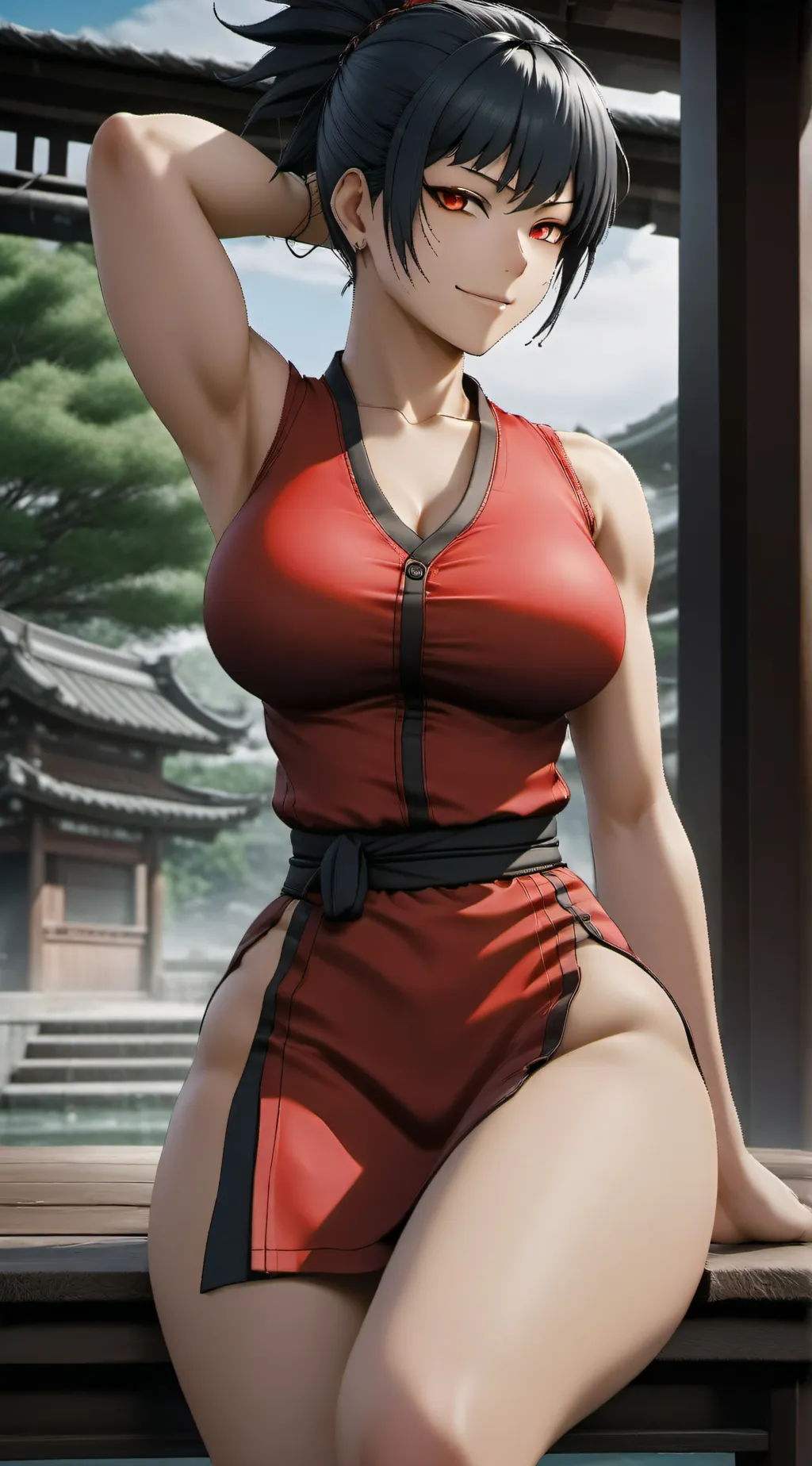 ai character: Maki Zenin background