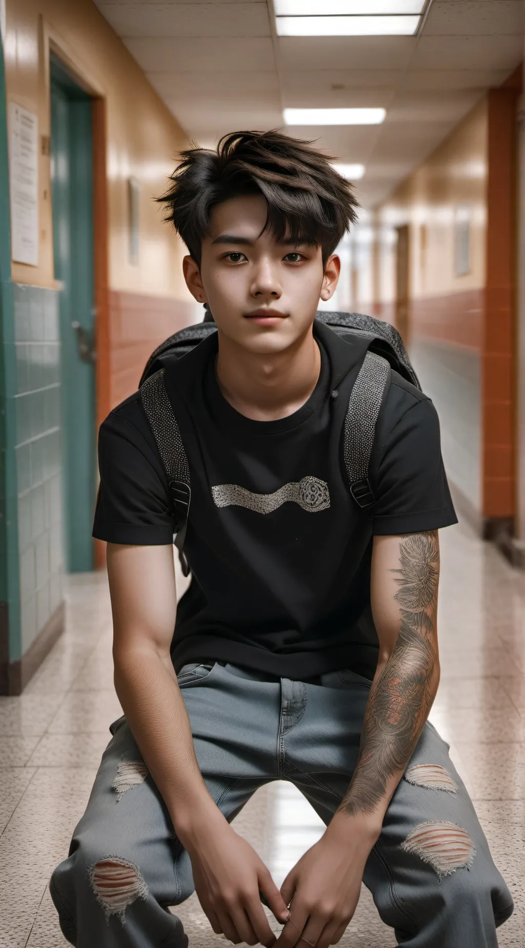 ai character: Jakson  background