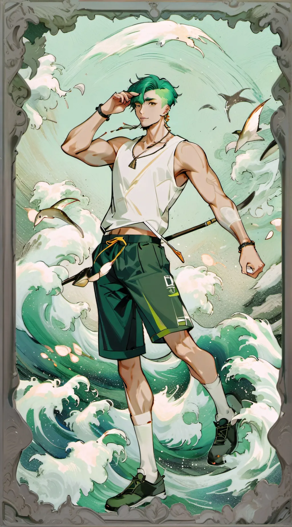 ai character: Sway sway background