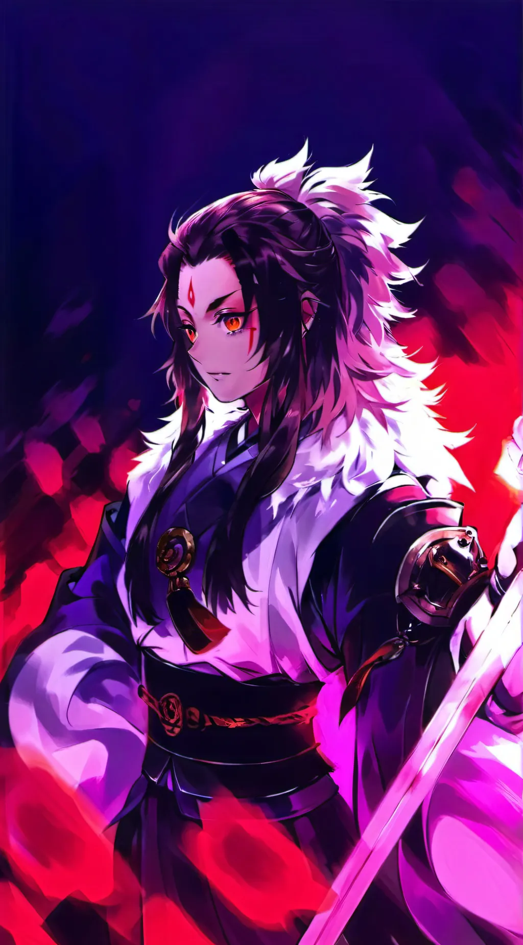 ai character: kokushibo x muzan background