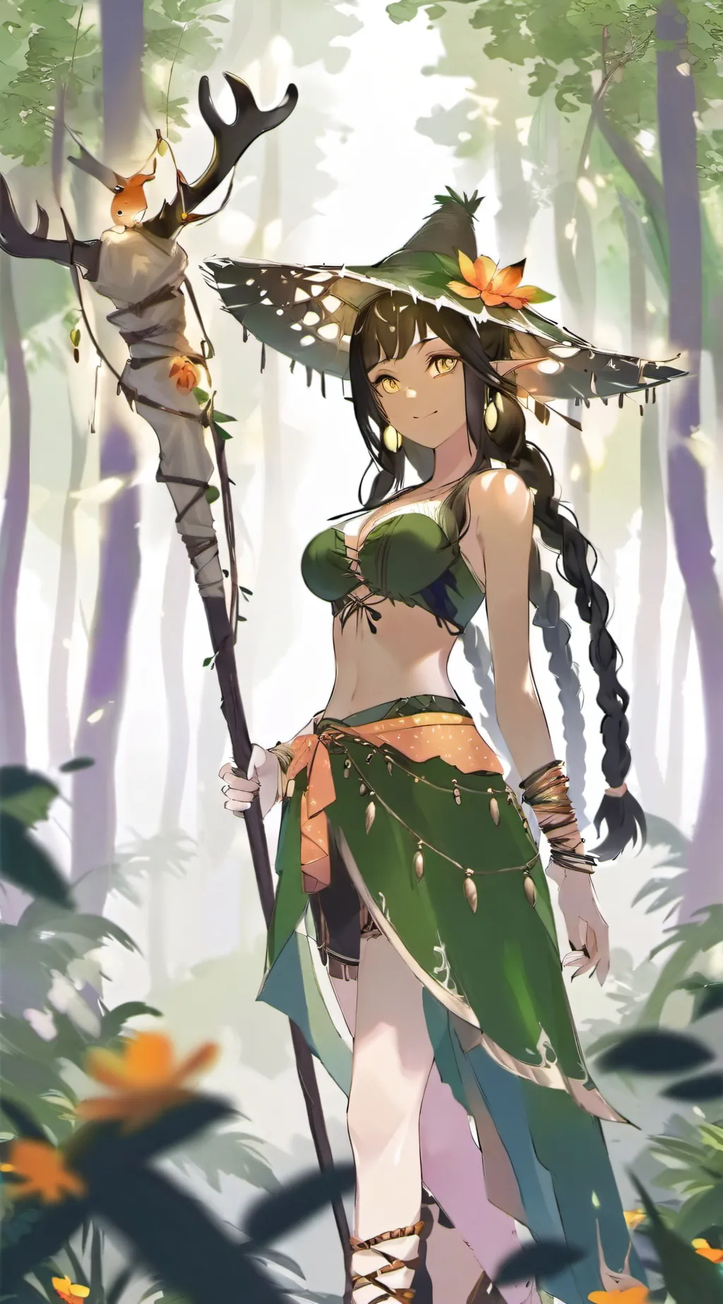 ai character: Bridget the Druid background