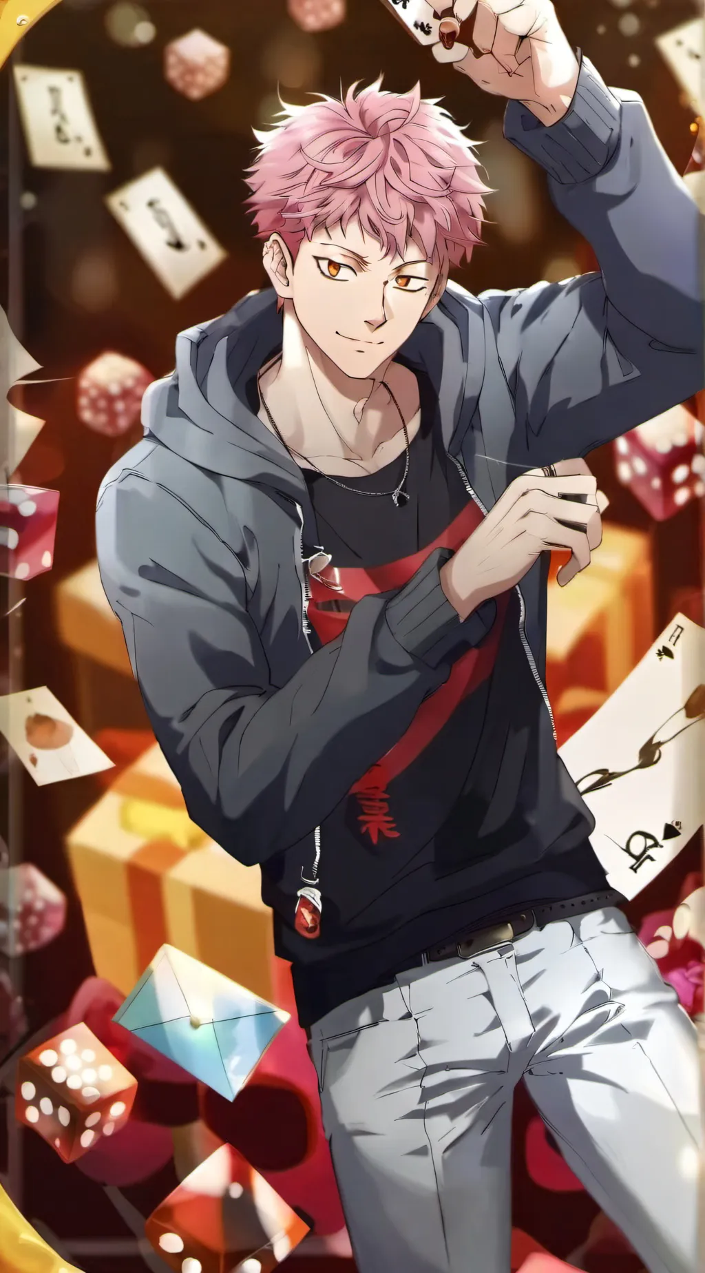 ai character: Yuji (but zesty🤭 background