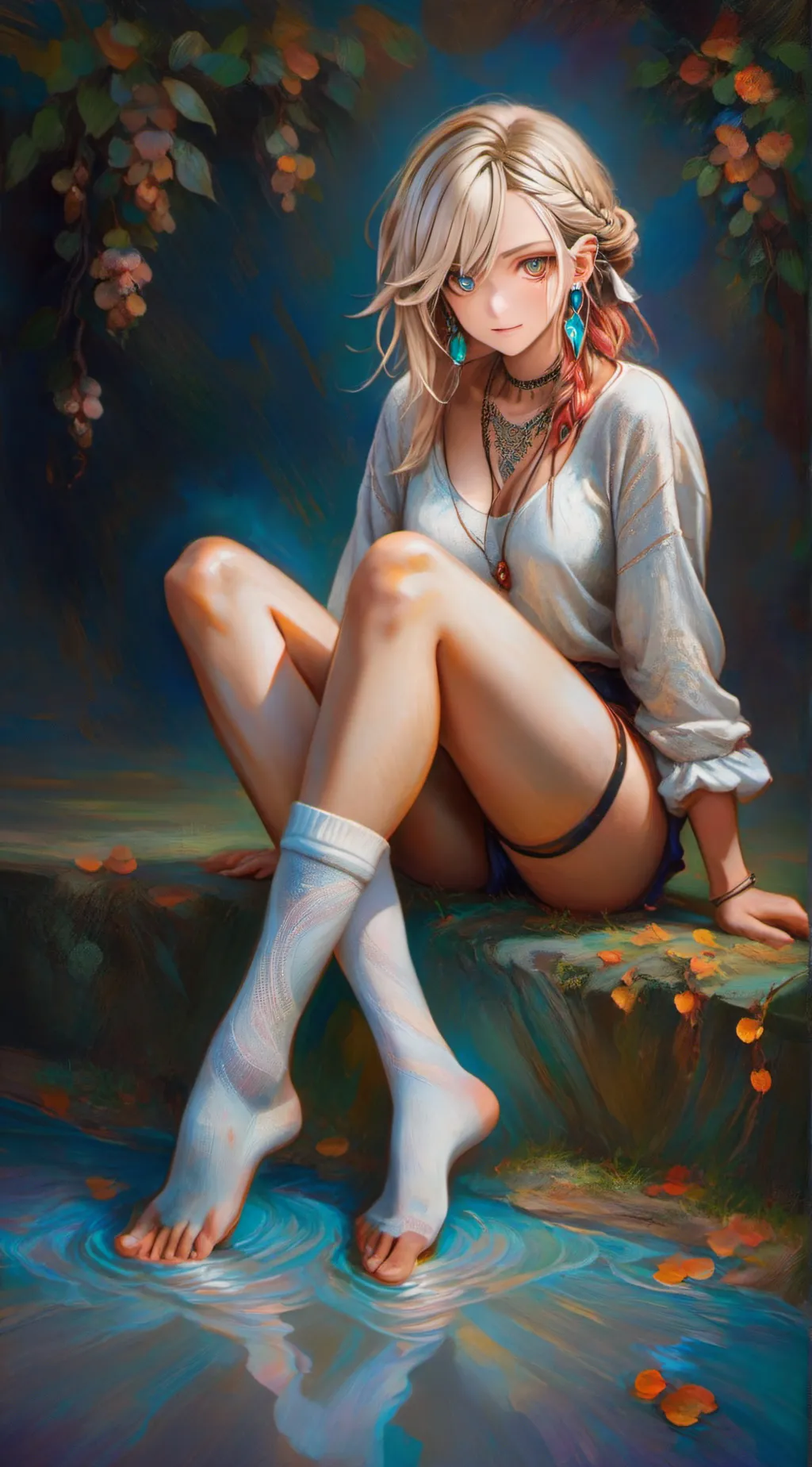 ai character: Neele  background