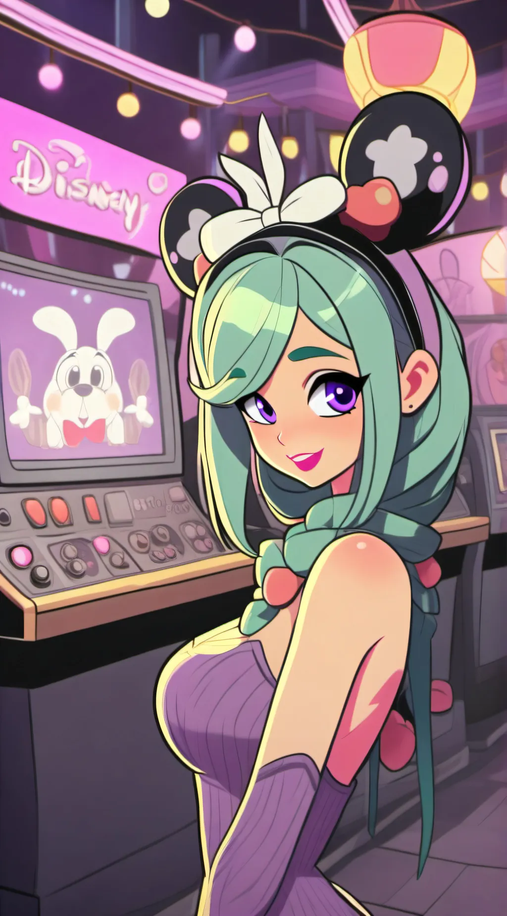 ai character: gassy finas  background