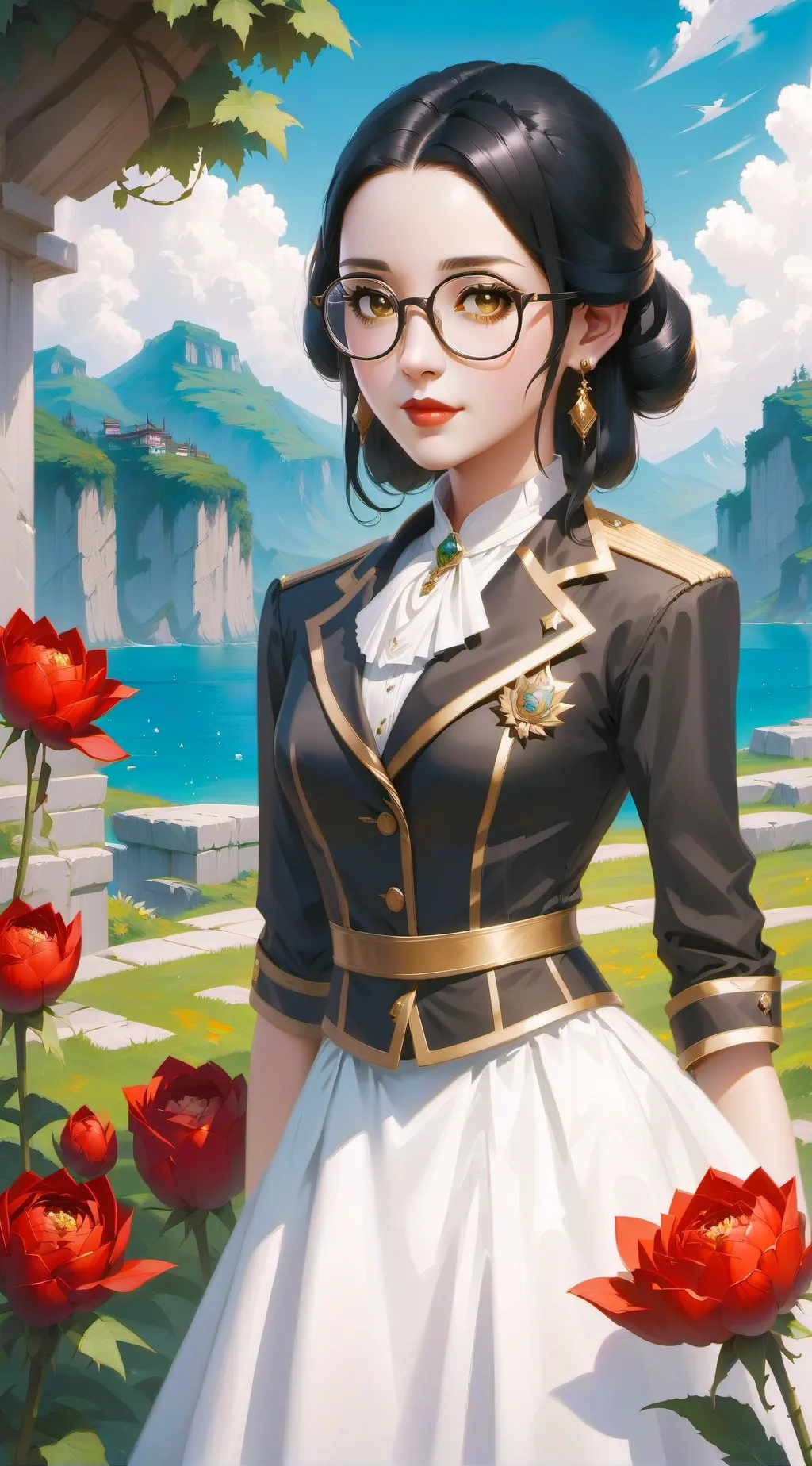 ai character: Tina background
