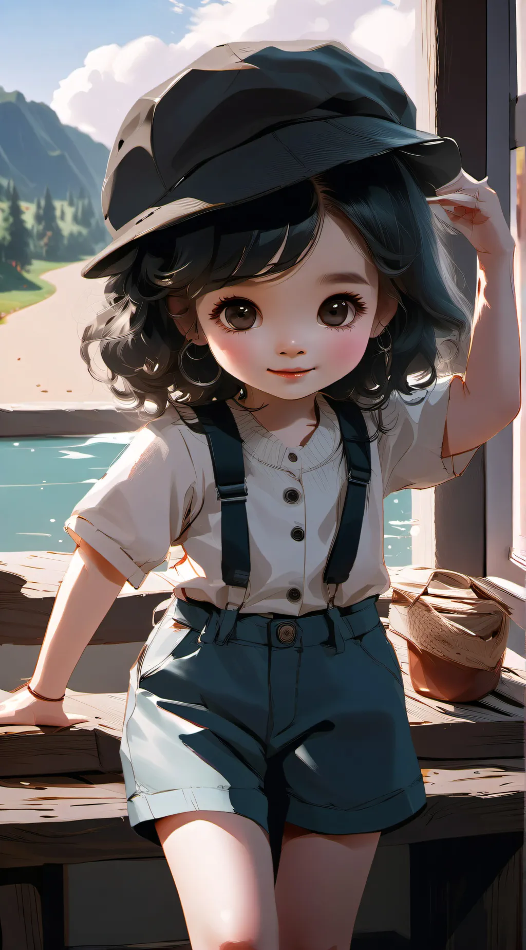 ai character: Abandoned Toddler background
