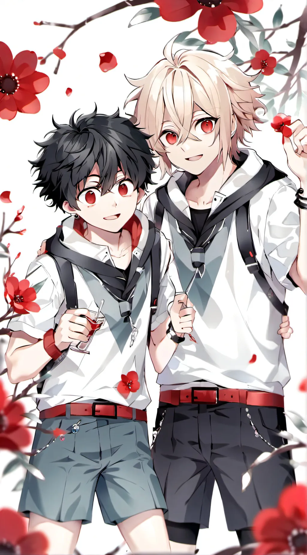 ai character: Deku xBakugo xY/n background