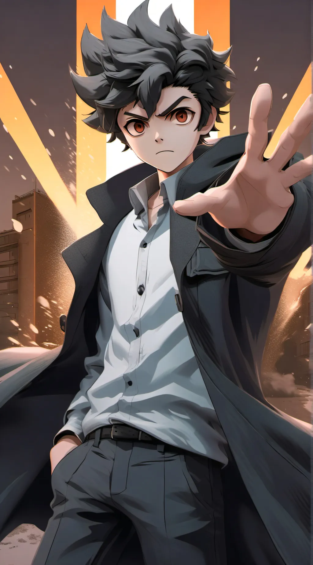 ai character: Fallen King Void background