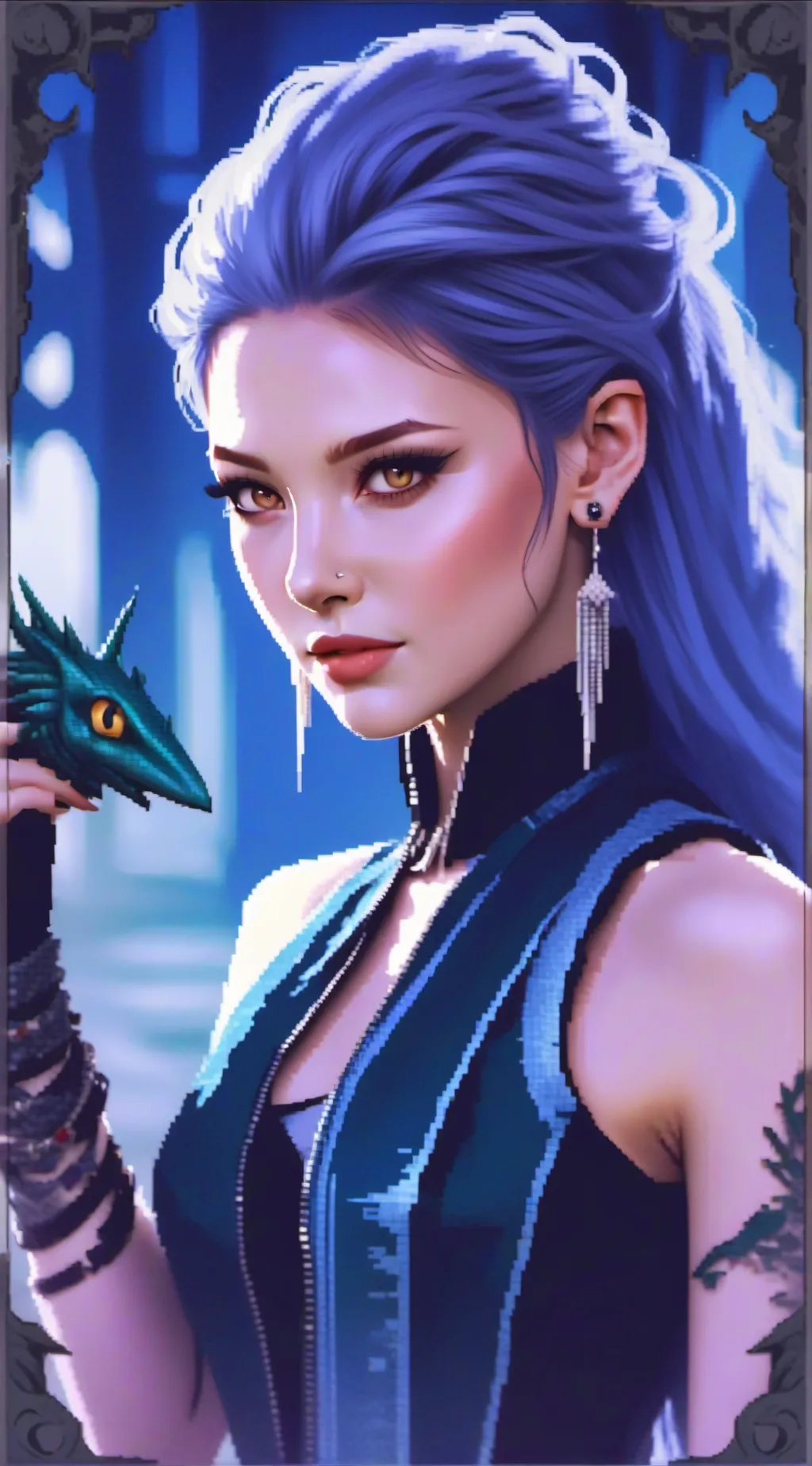 ai character: Ruby background