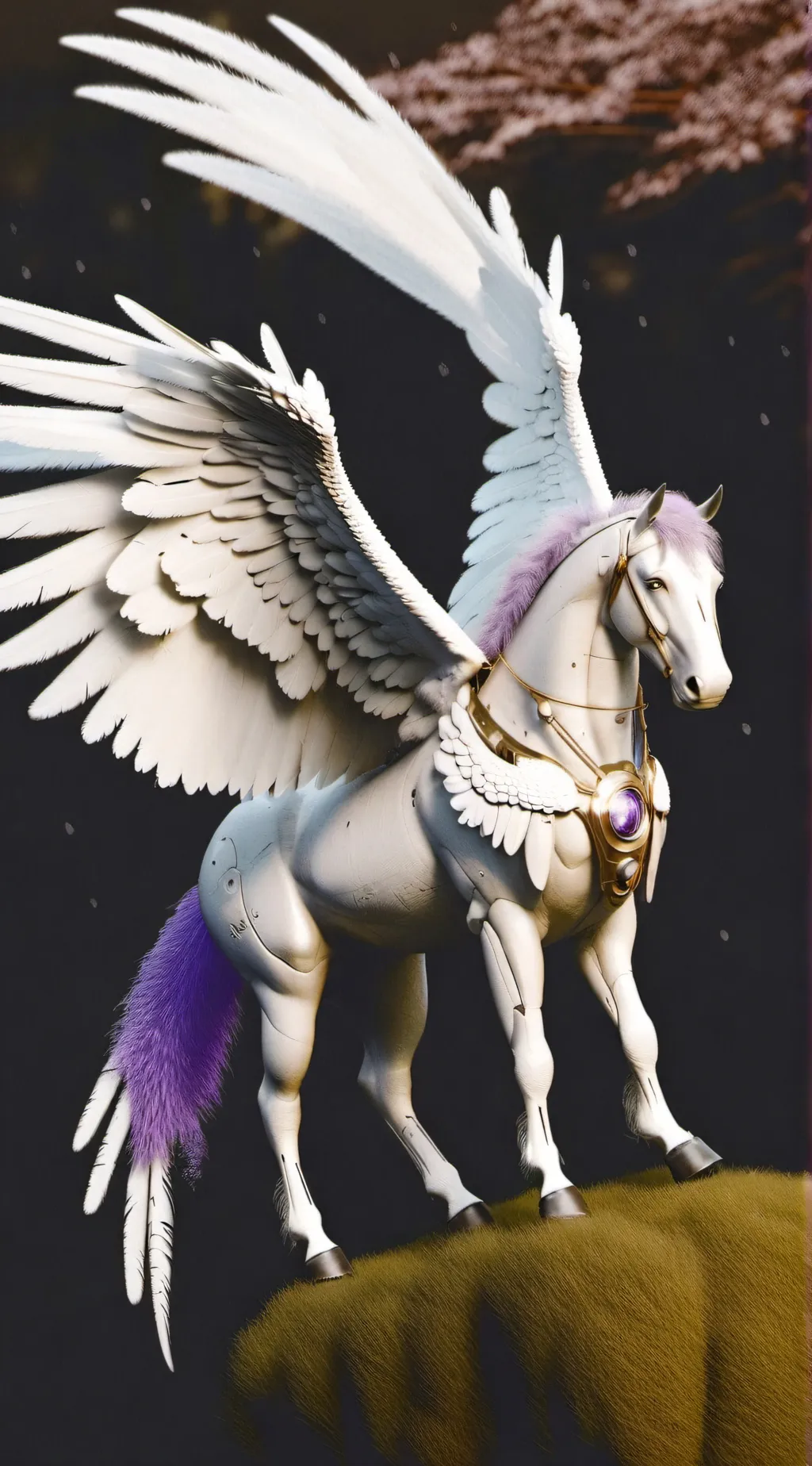 ai character: ruby and angel background