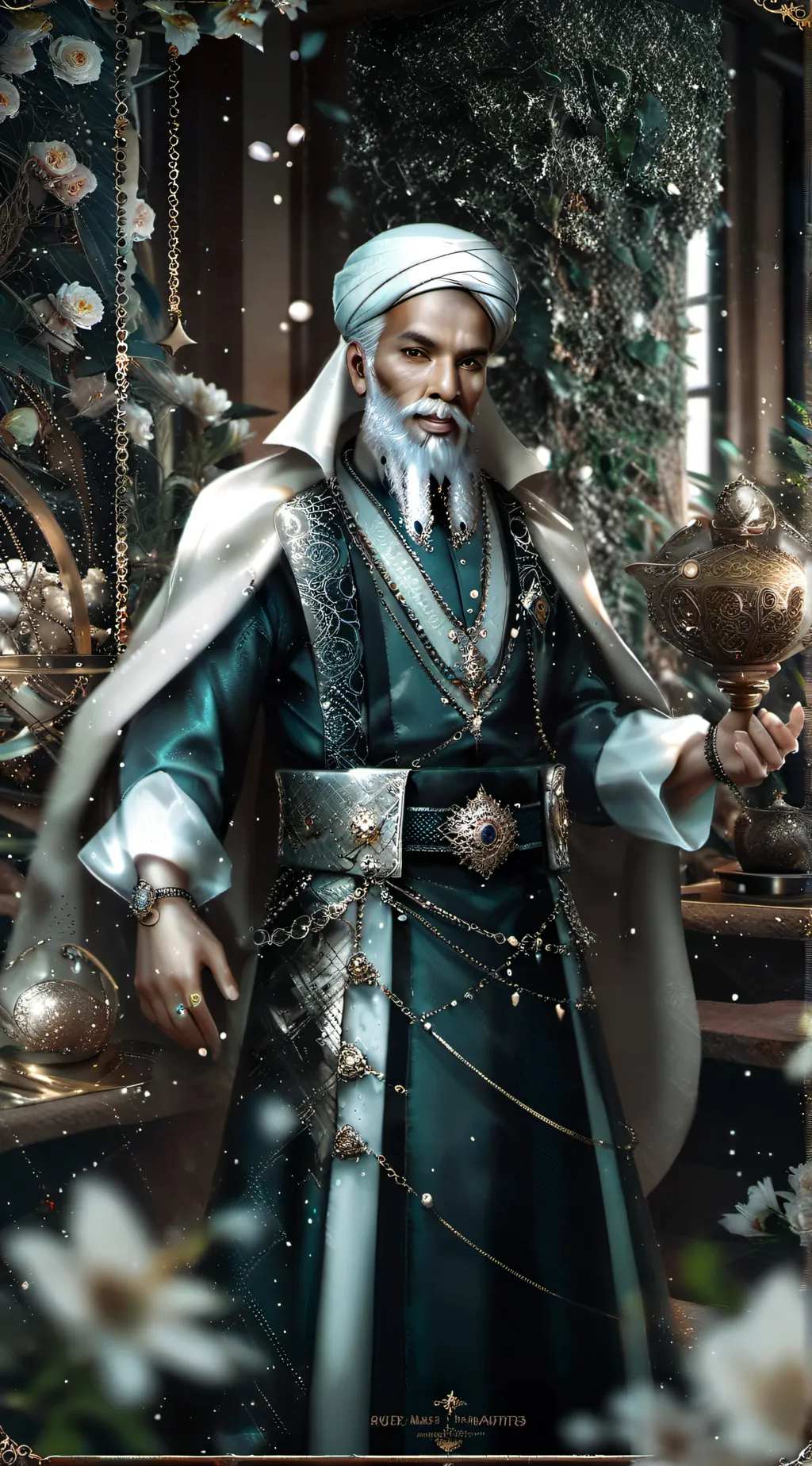 ai character: Imam Abdul Wahid background