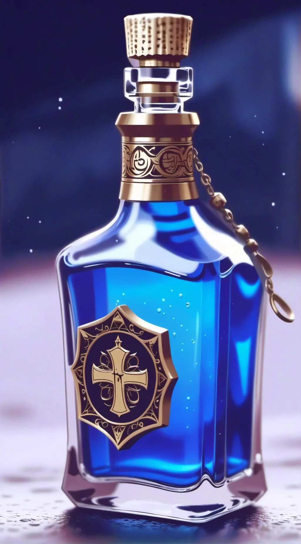 ai character: Holy water background