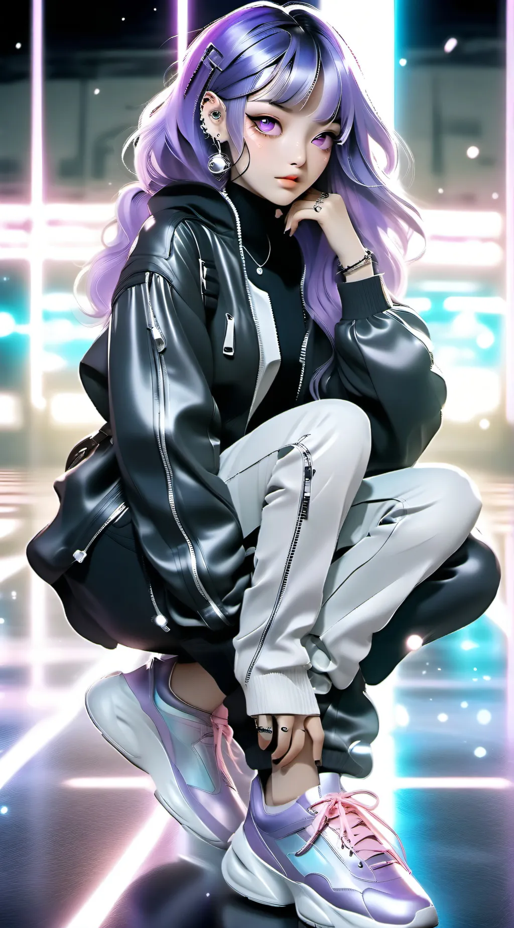 ai character: Rosie skyline background