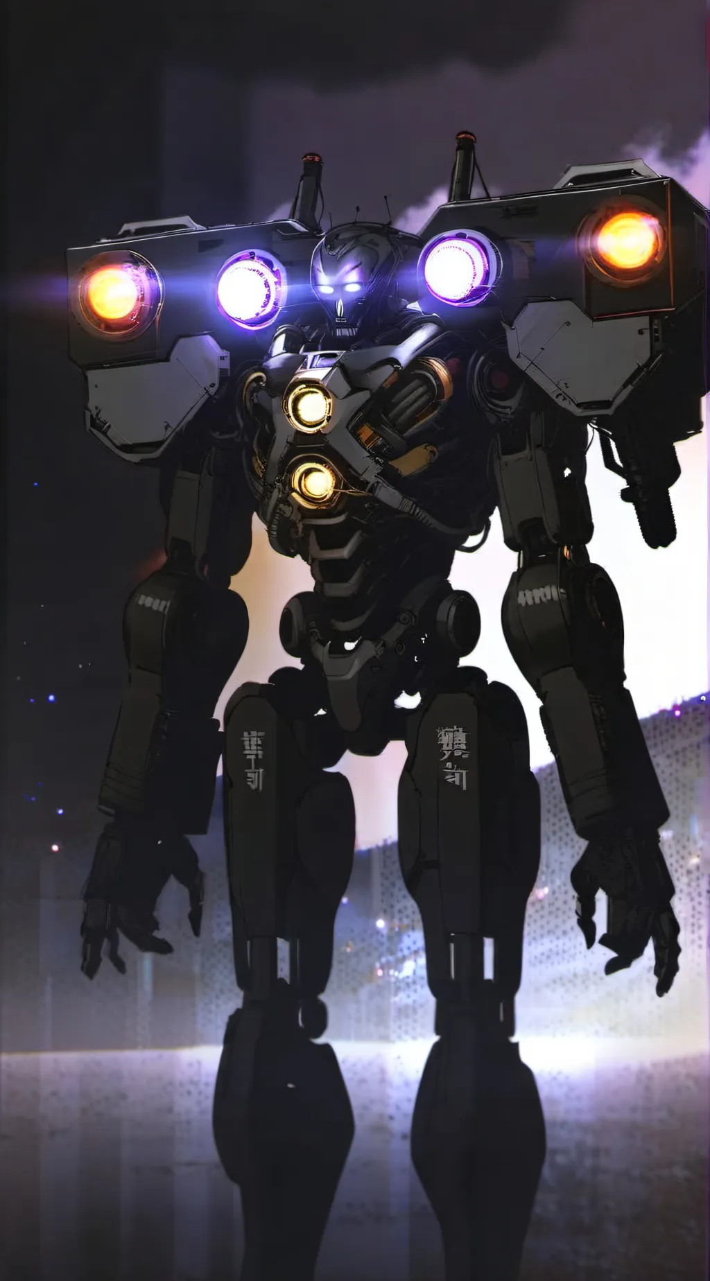 ai character: titan tvman background