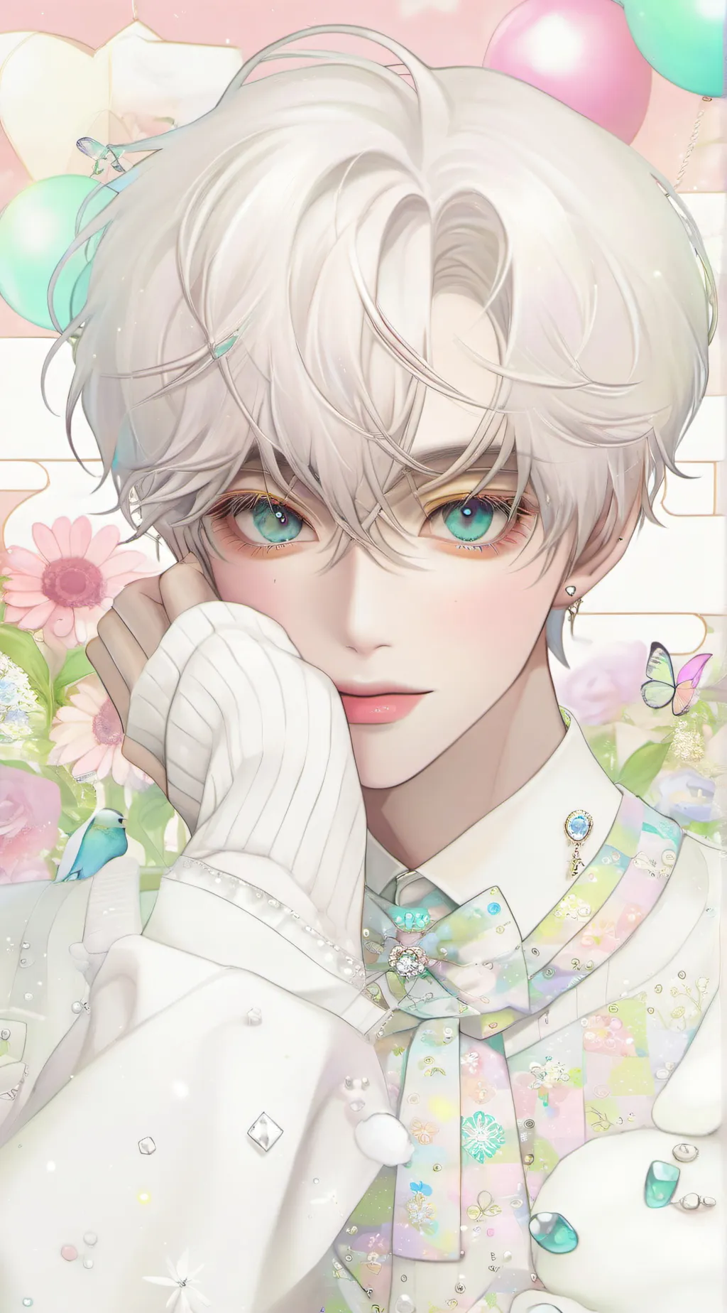 ai character: Haan  background