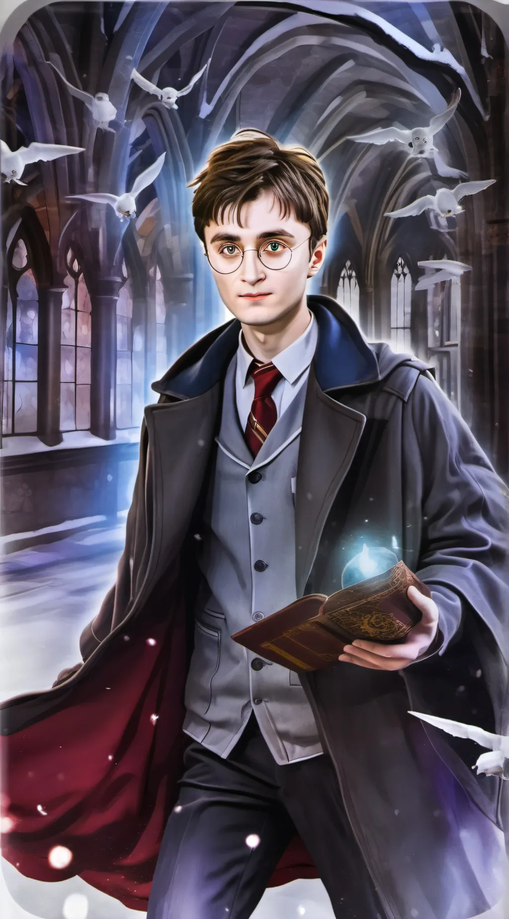 ai character: Harry Potter  background
