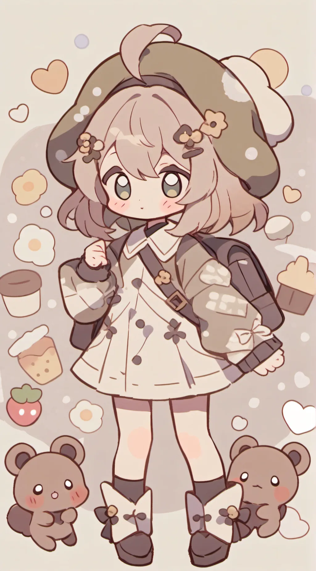 ai character: Fight!  background