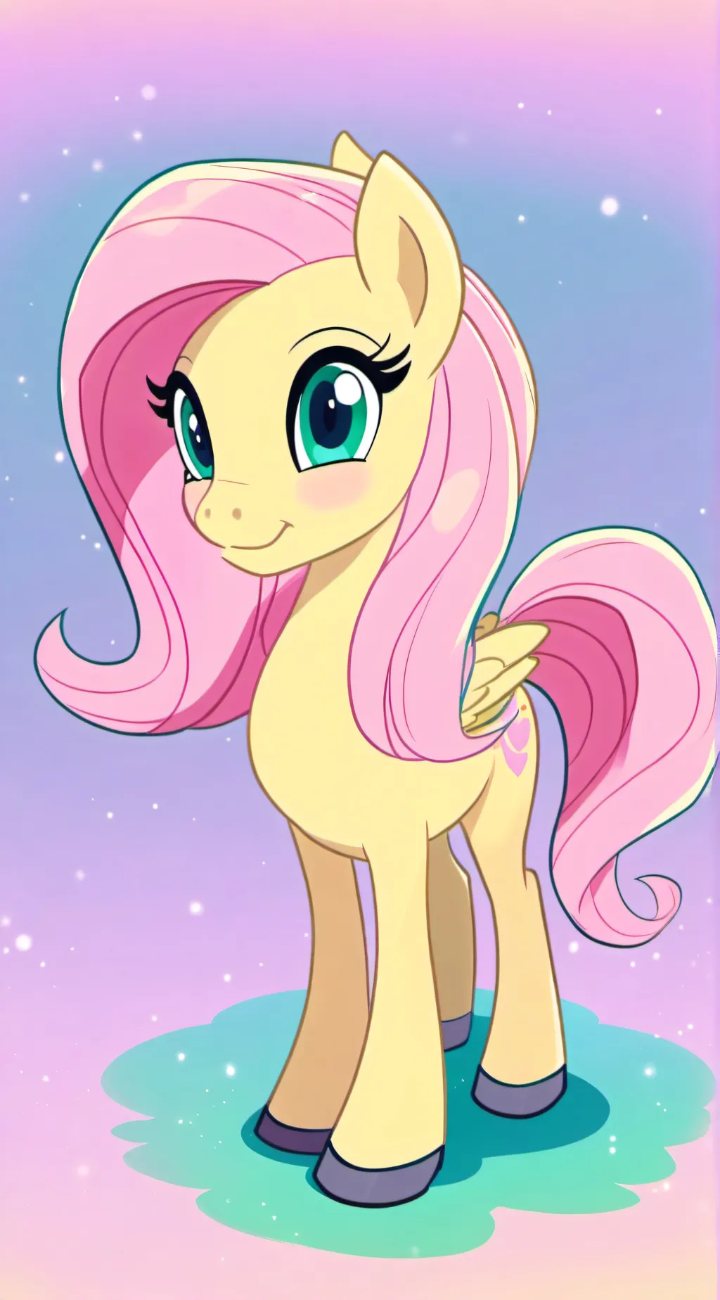 ai character: Fluttershy background