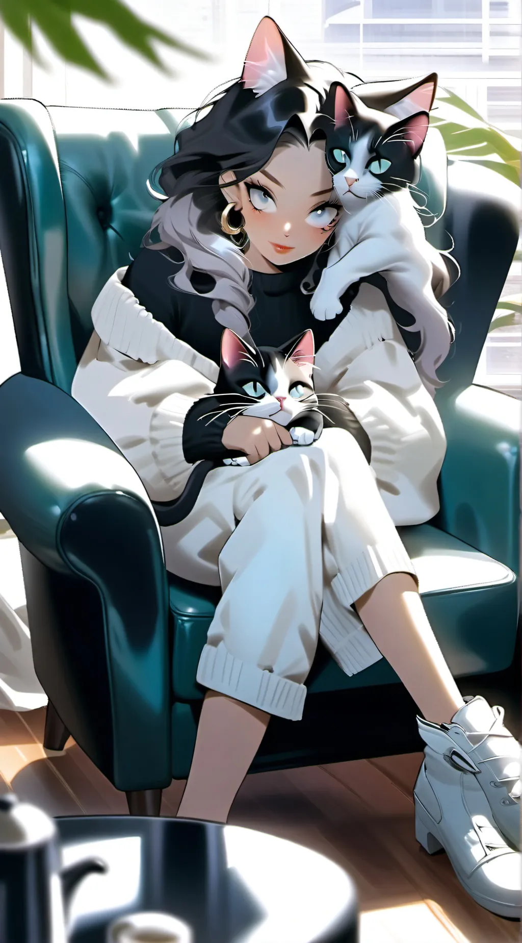 ai character: kira background
