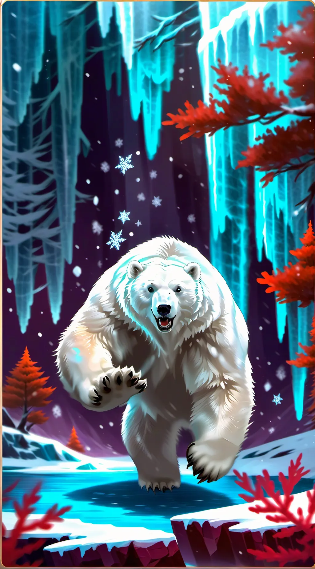 ai character: Polar background