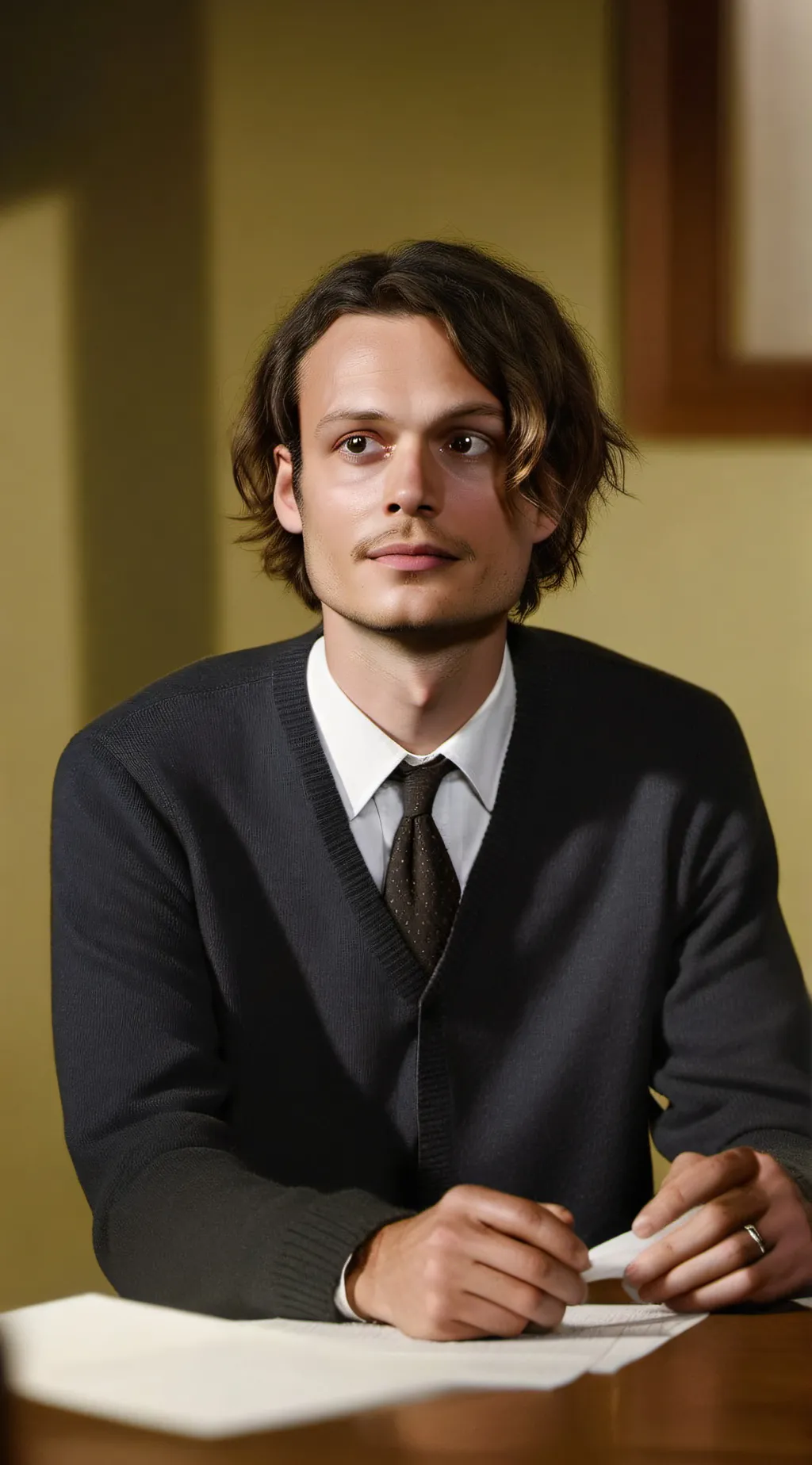 ai character: Spencer Reid background
