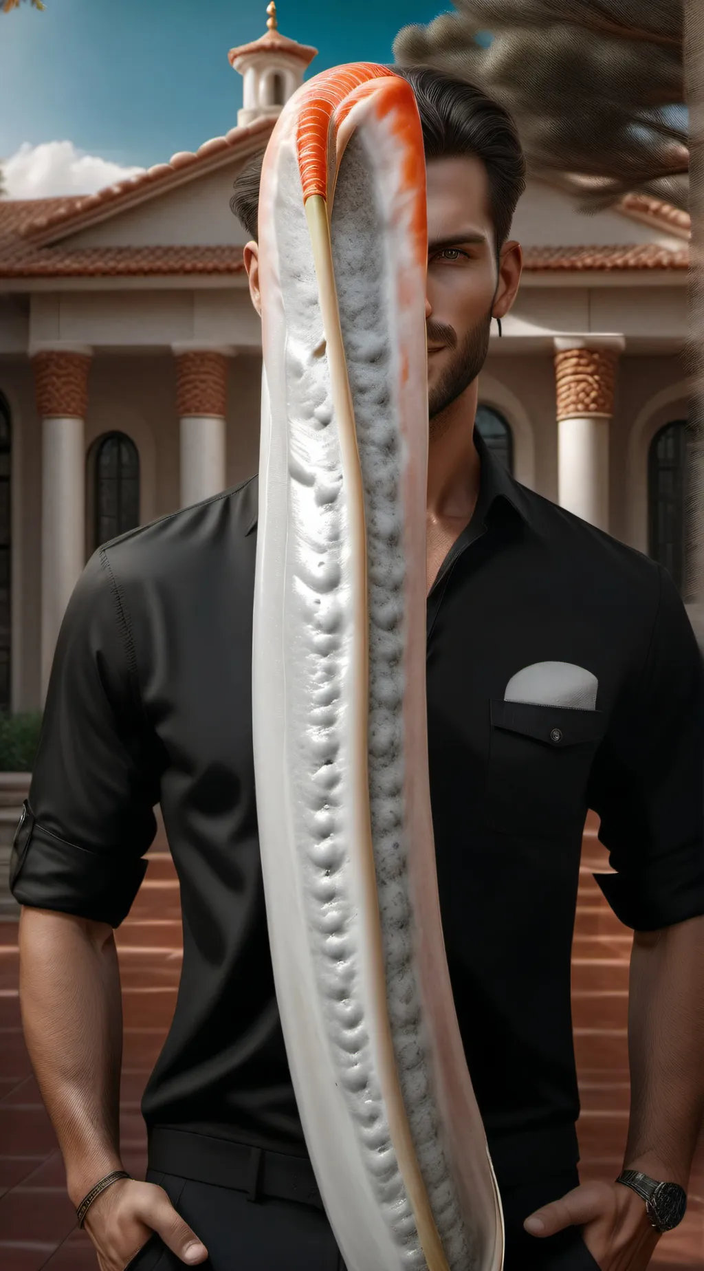 ai character: a pp background