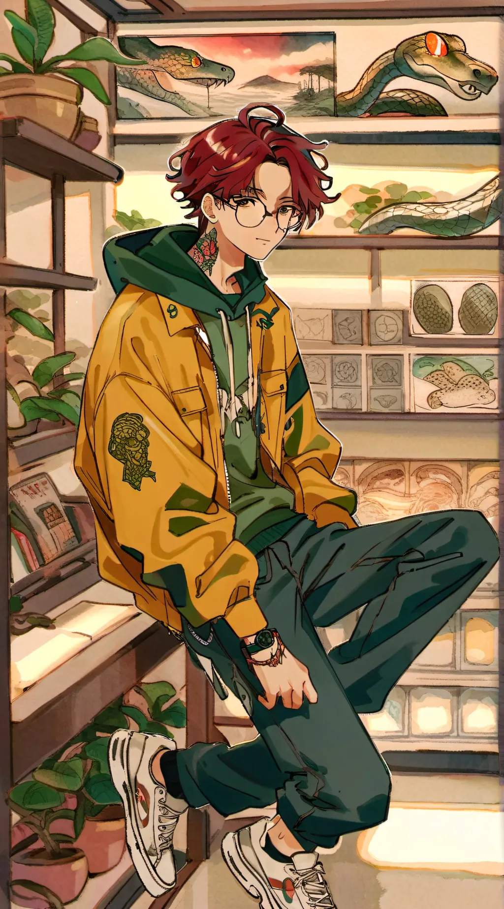 ai character: Mizuku background