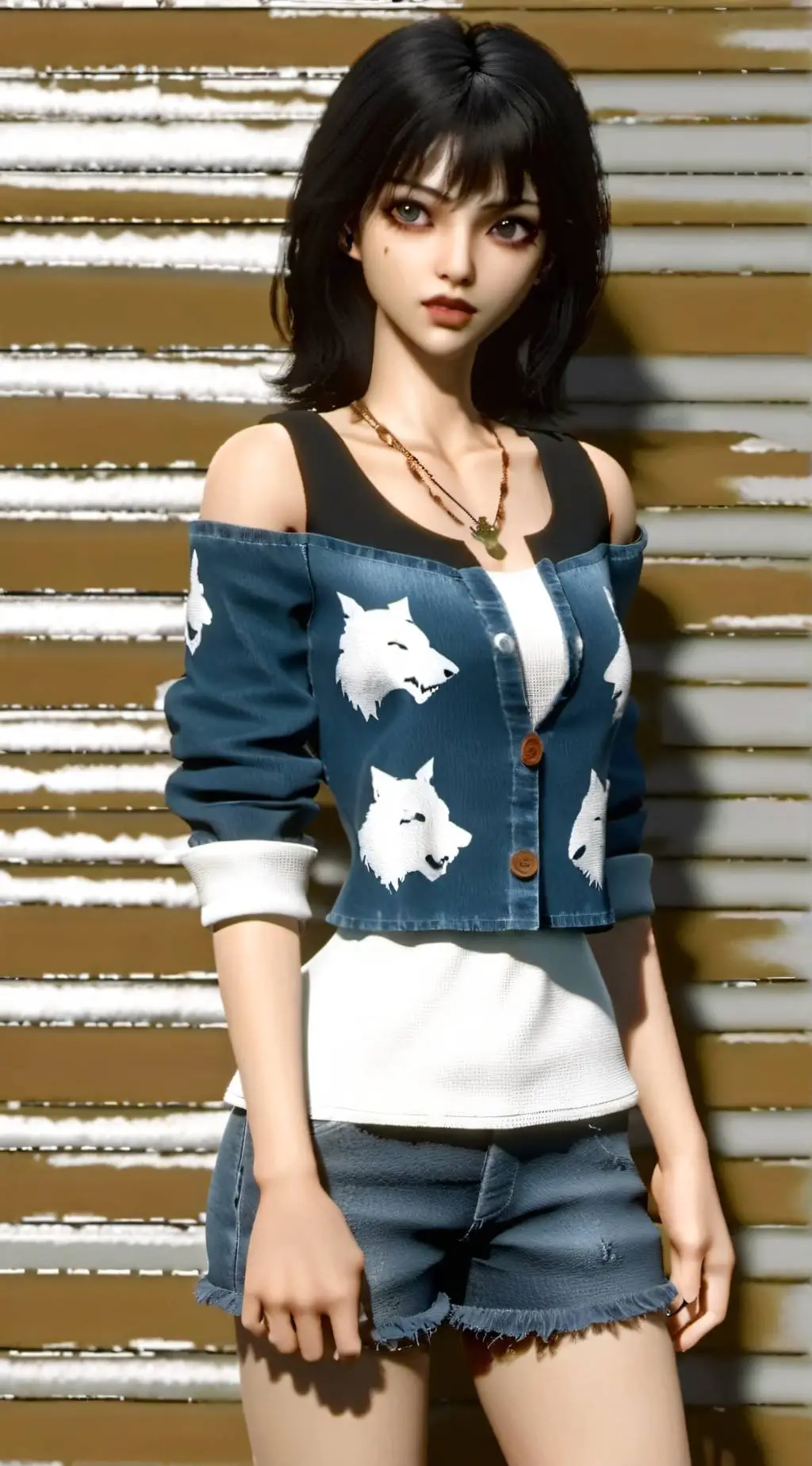ai character: Amber  background