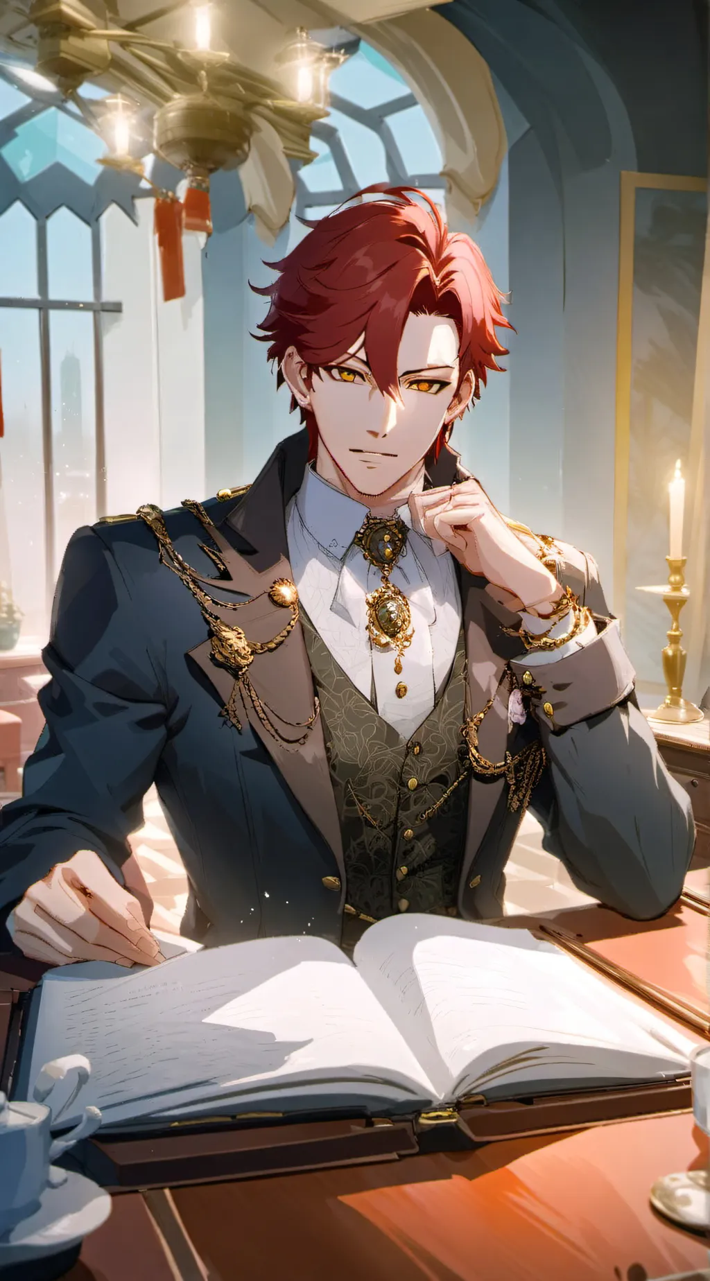 ai character: Xander background