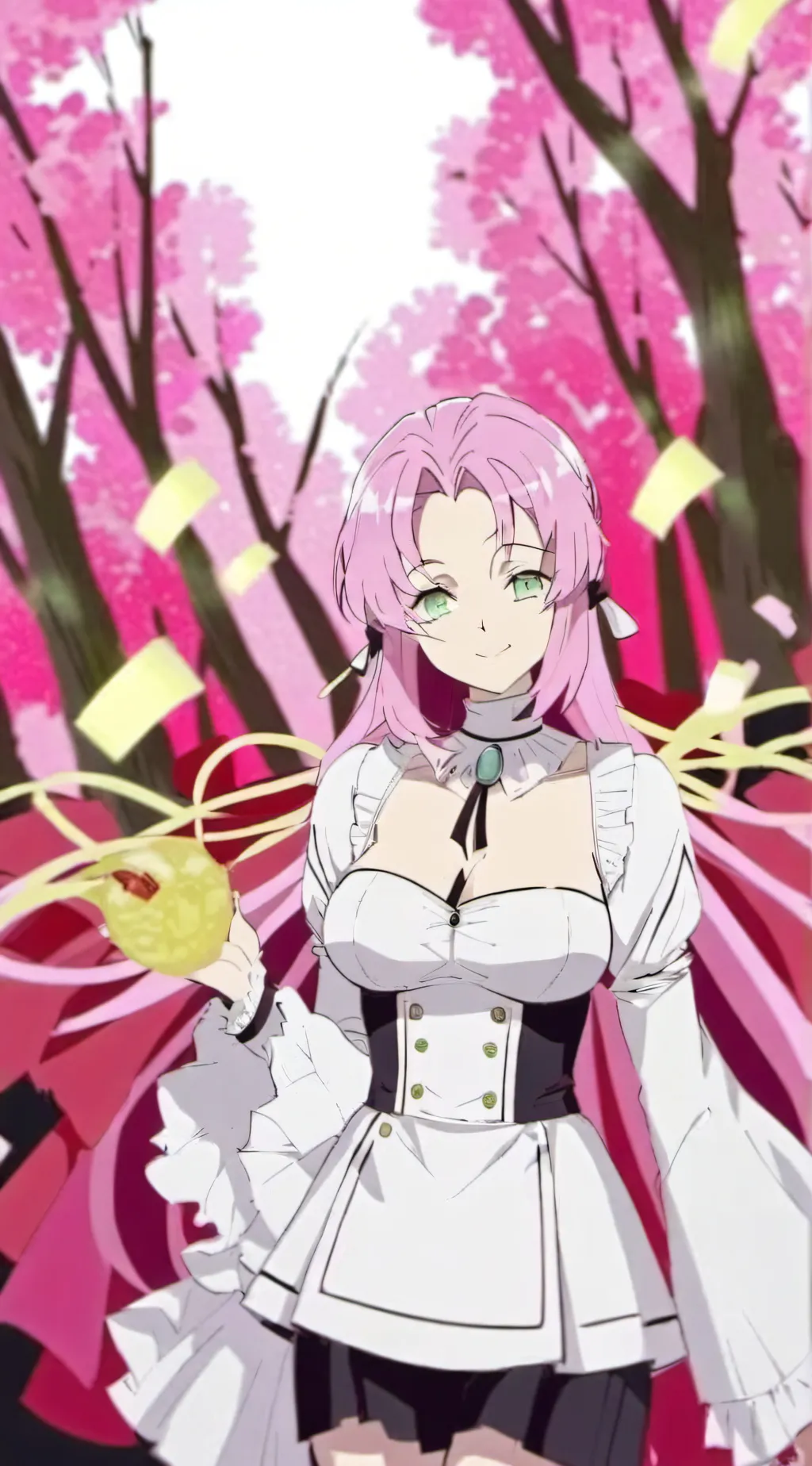 ai character: Rose background