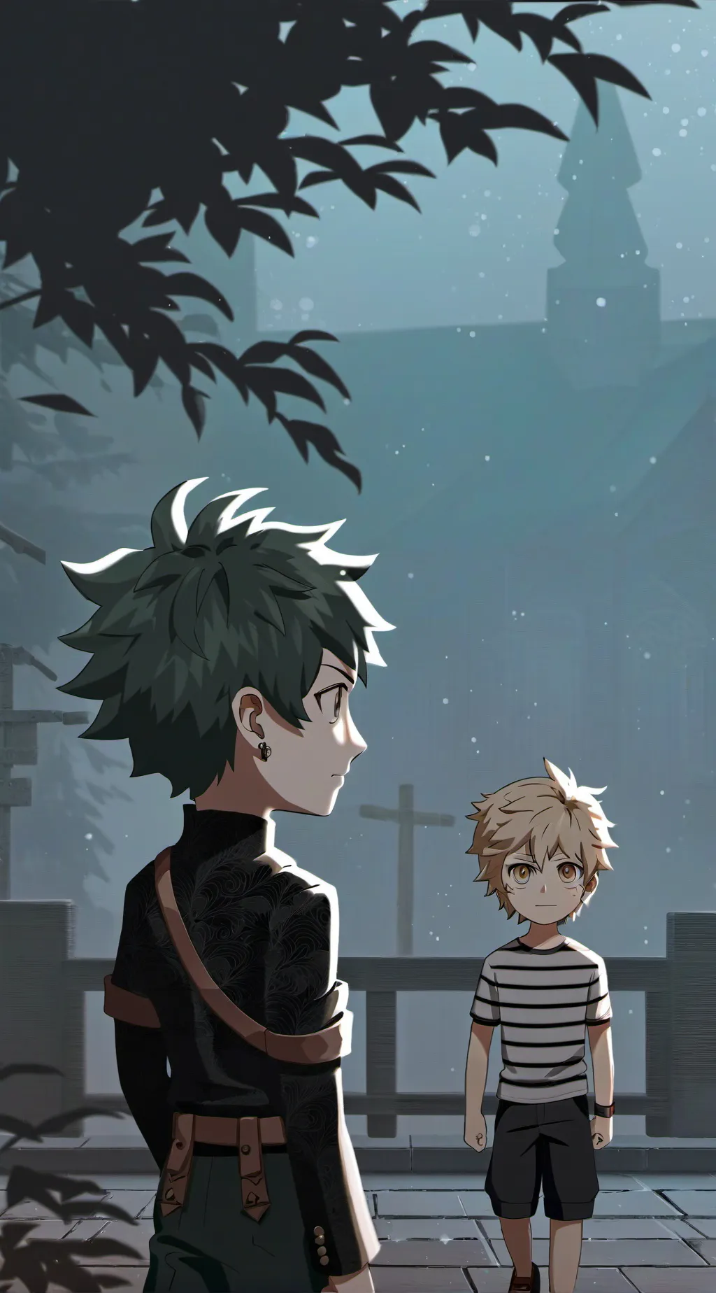 ai character: katsuki bakgou  background