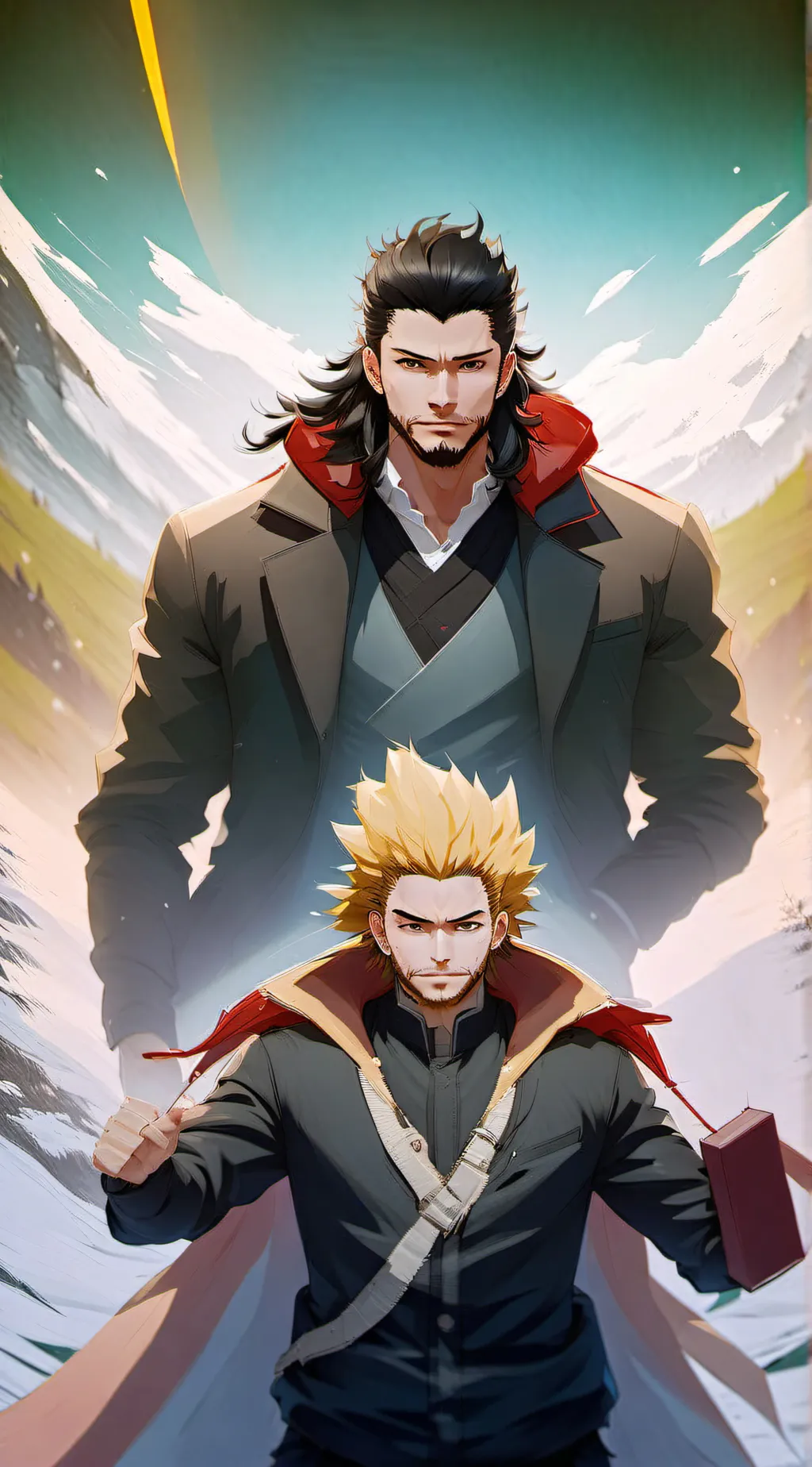 ai character: Aizawa&Present Mic background